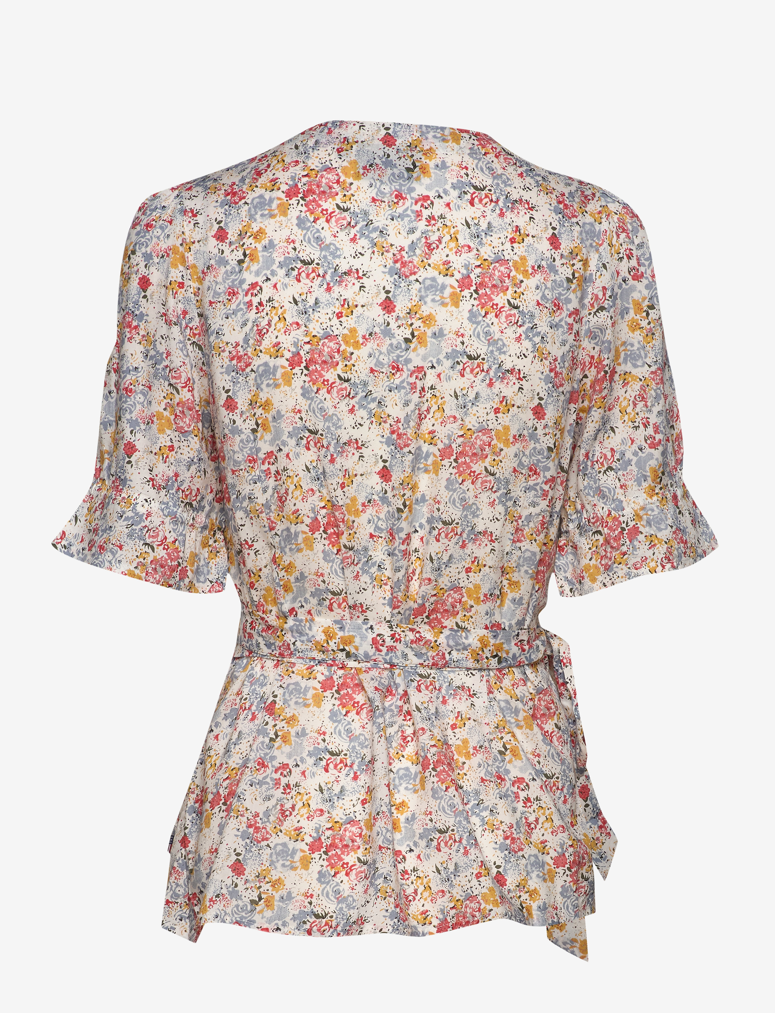 Lexington Clothing - Tula Wrap Top - meadow print - 1