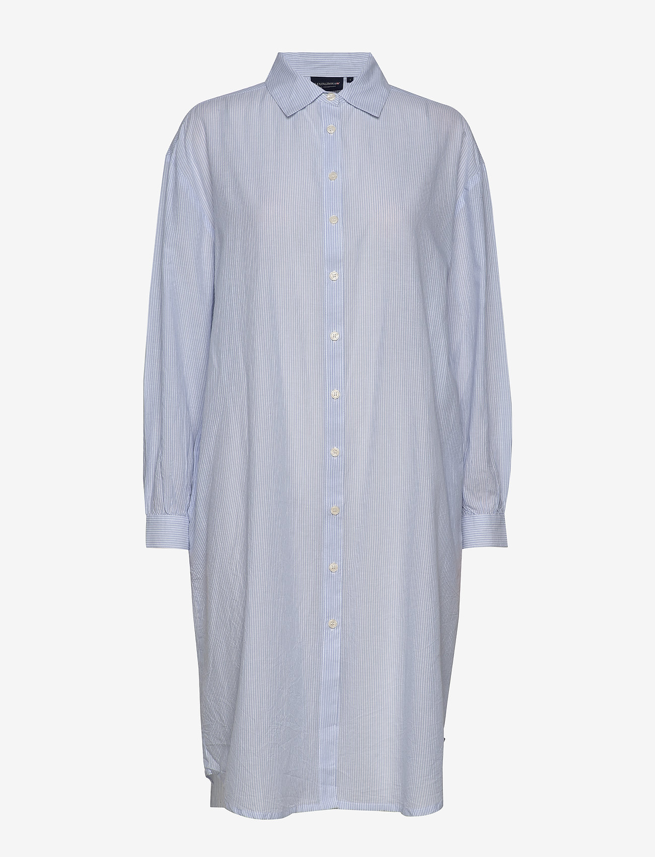 Lexington Clothing - Renee Shirt Dress - blue/white stripe - 2