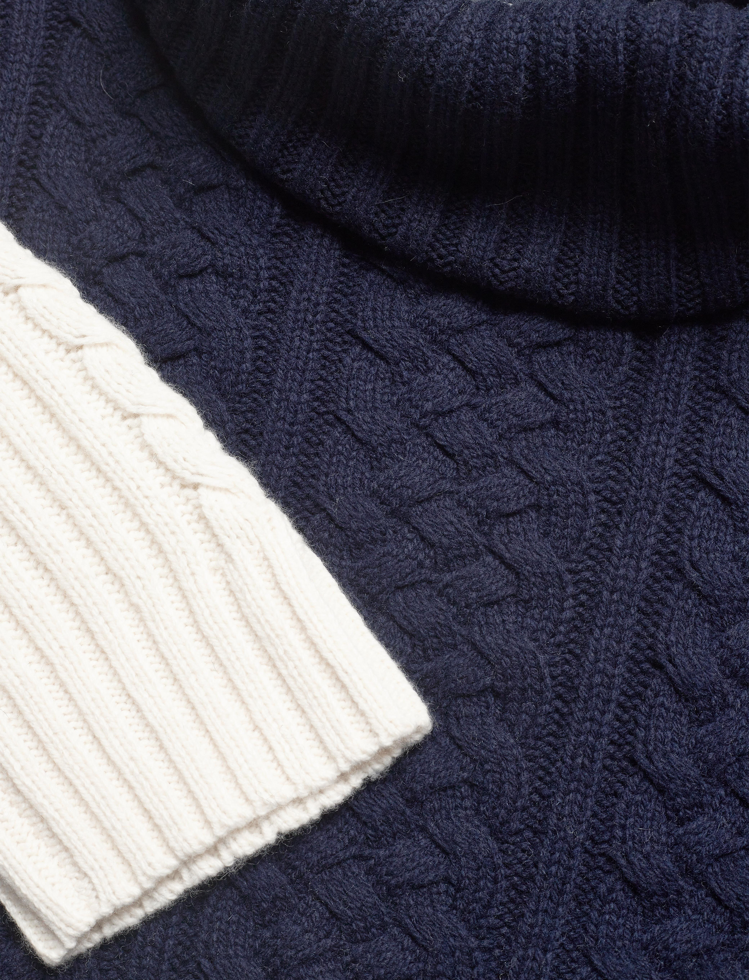 Lexington Clothing - Susanne Cable Sweater - blue/white stripe - 2