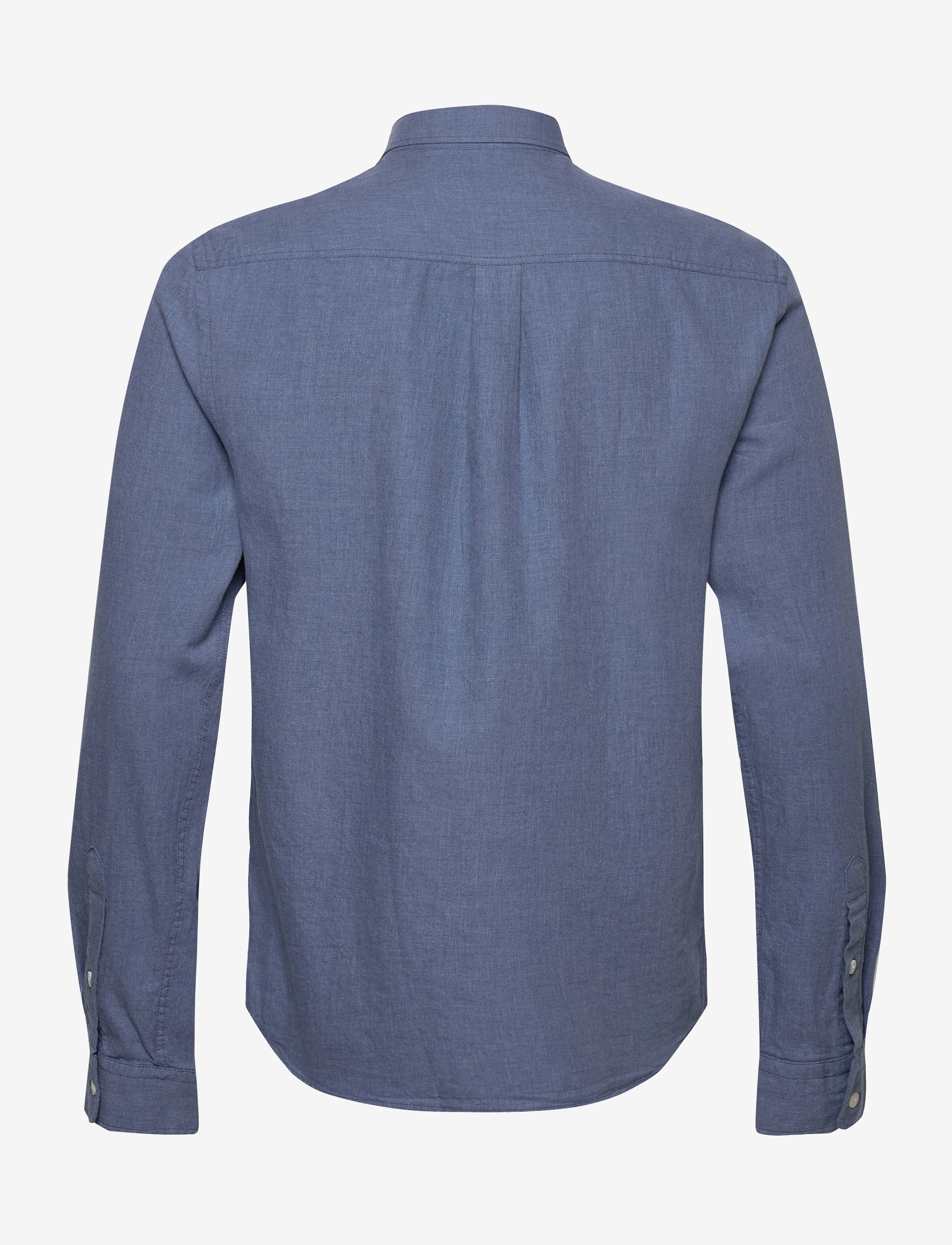 Lexington Clothing - Peter Lt Flannel Shirt - blue melange - 1