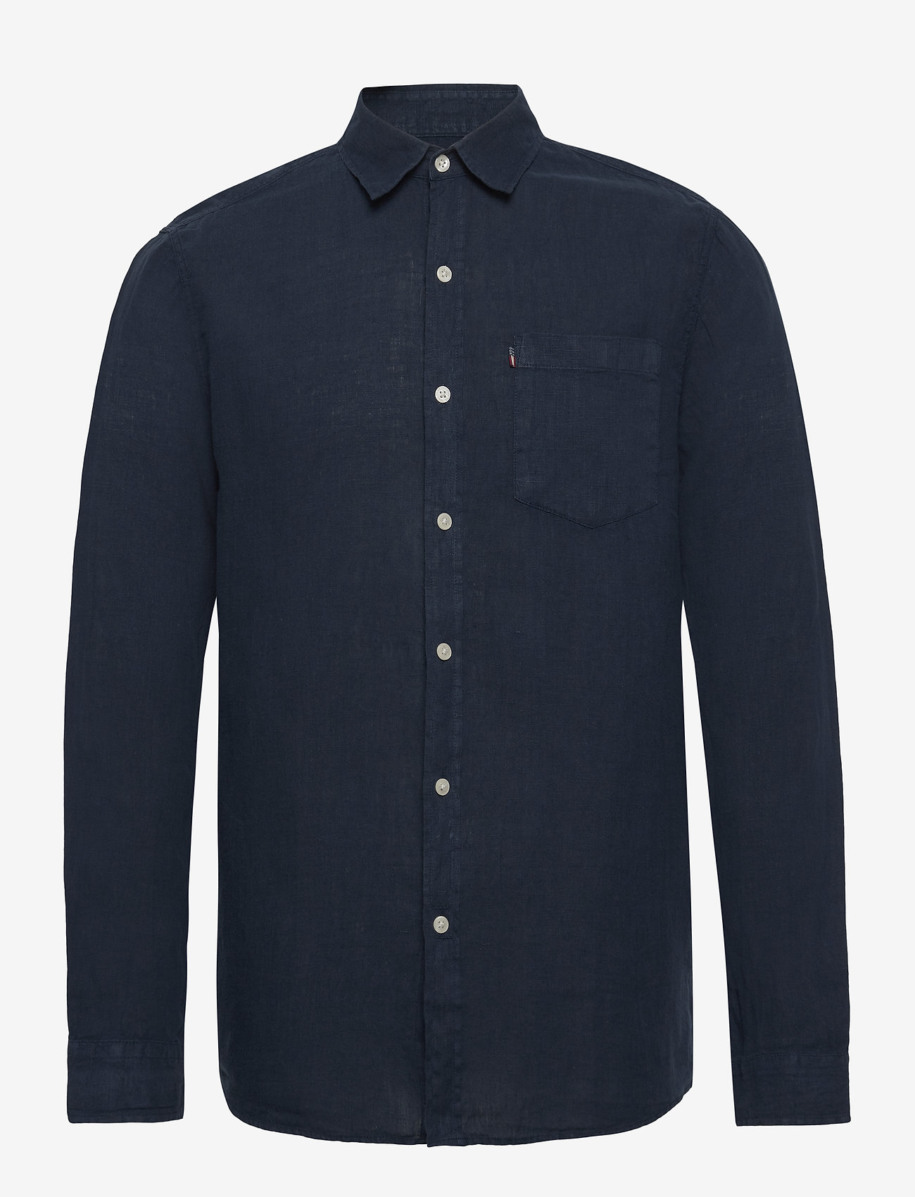 Lexington Clothing - Ryan Linen Shirt - dark blue - 0