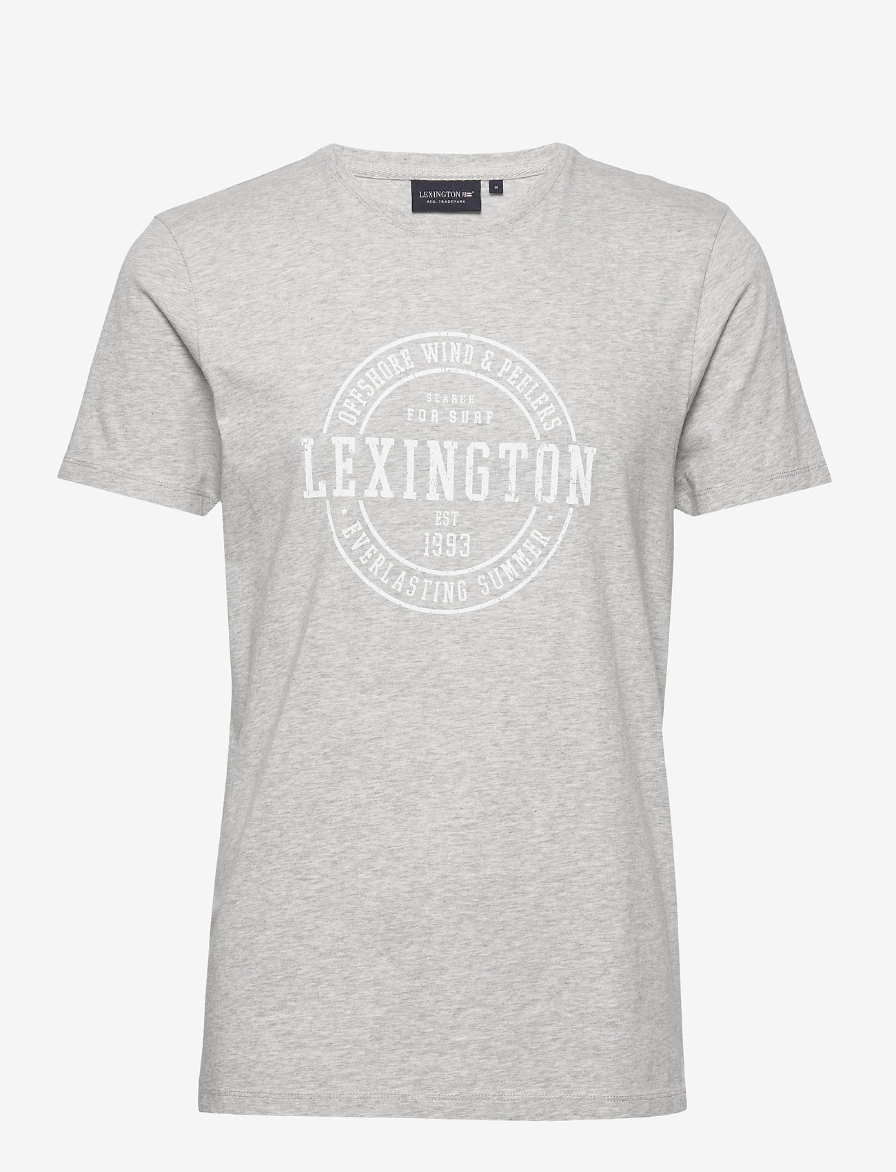 Lexington Clothing - Max Tee - gray melange - 0