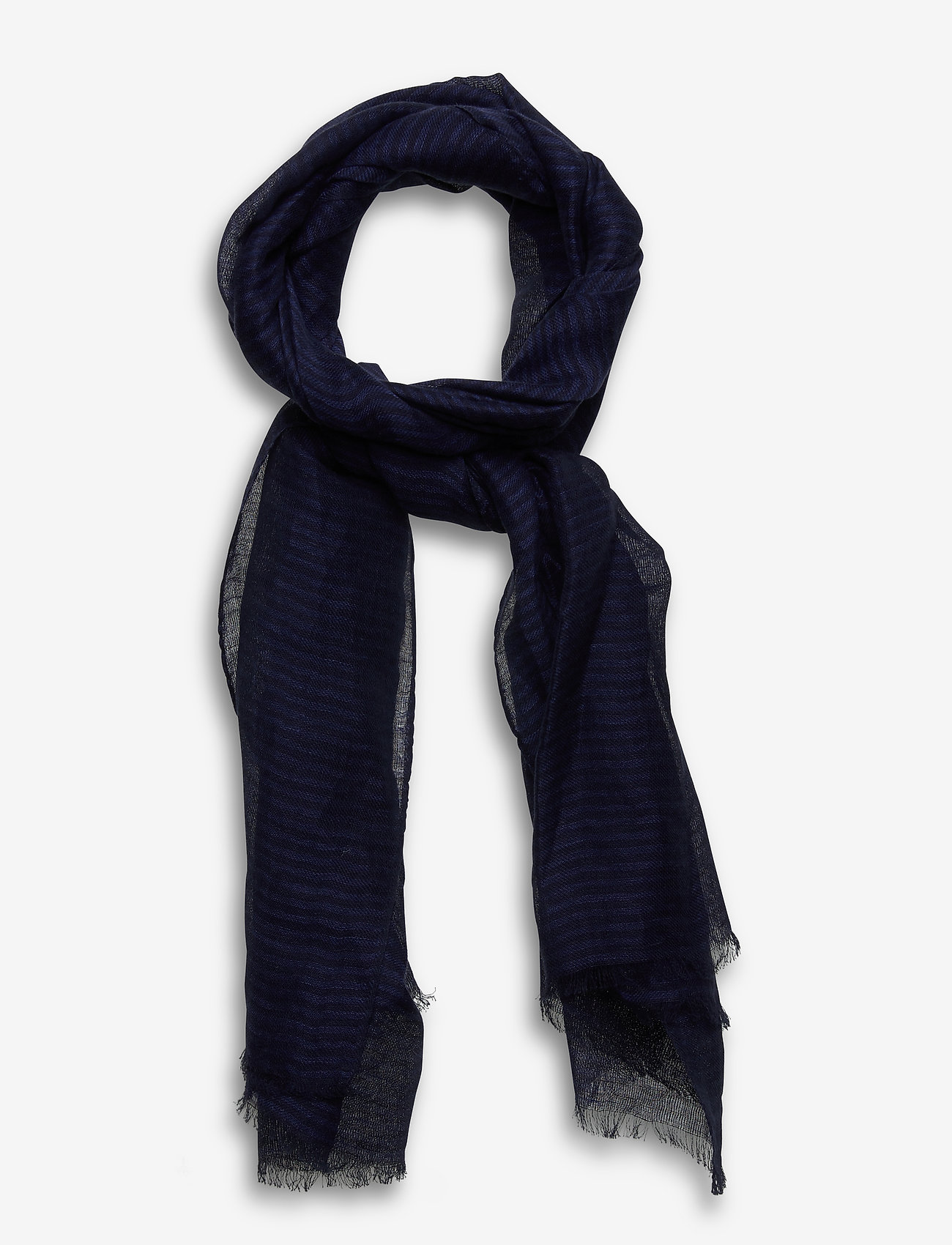 Lexington Clothing - Jackson Scarf - dark blue/blue stripe - 0