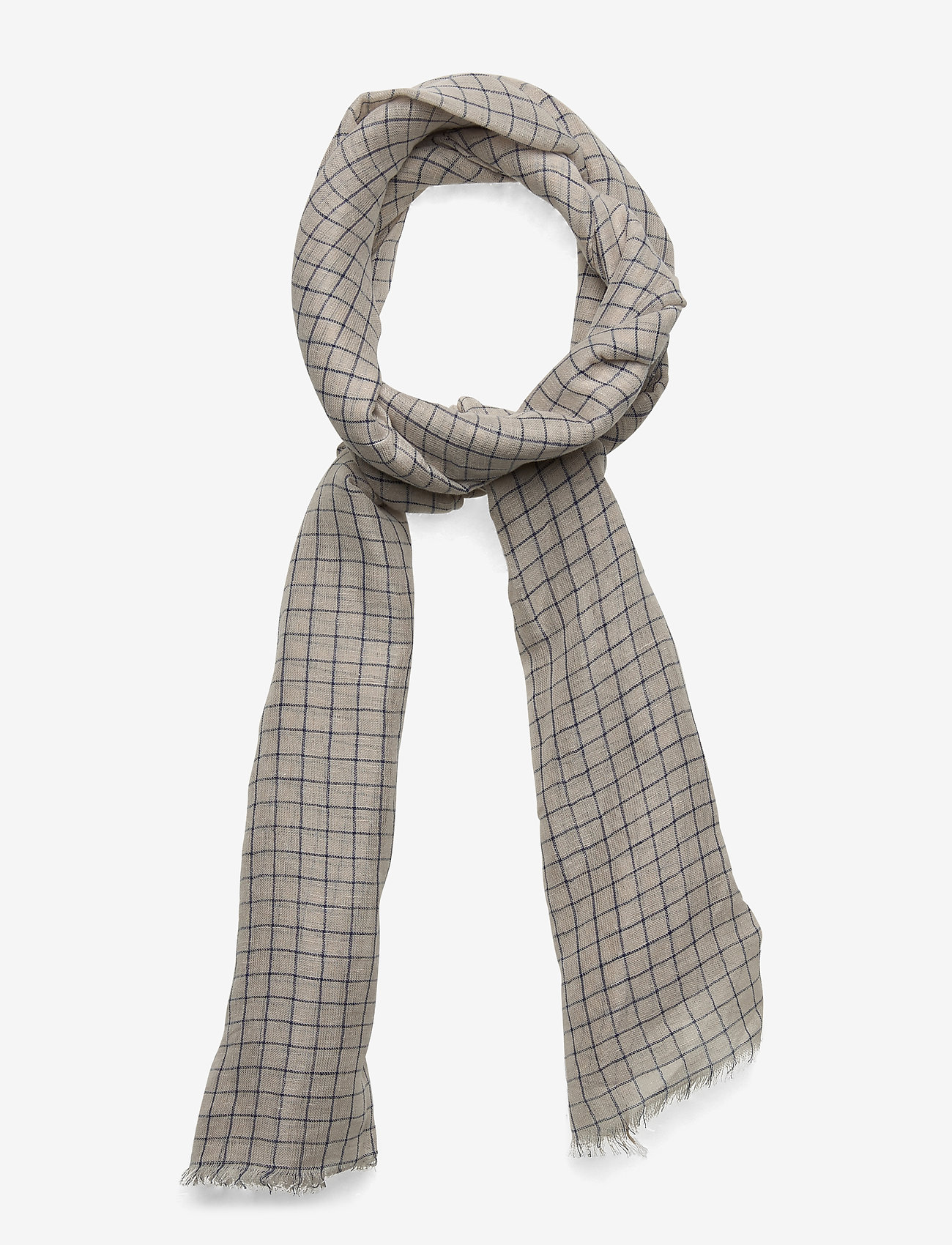 LIGHT BEIGE/BLUE CHECK
