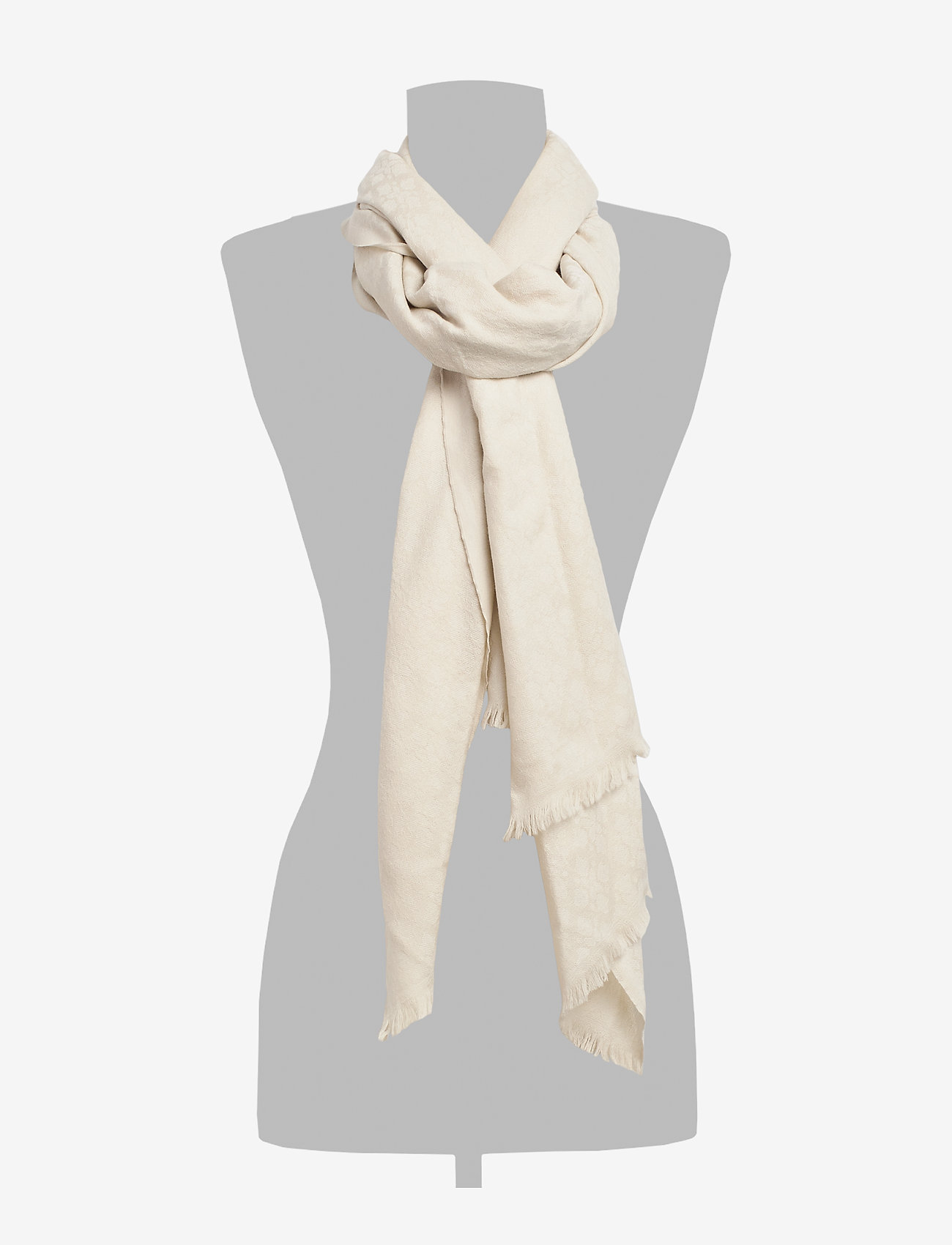 Lexington Clothing - Bloom Jacquard Scarf - white multi - 1