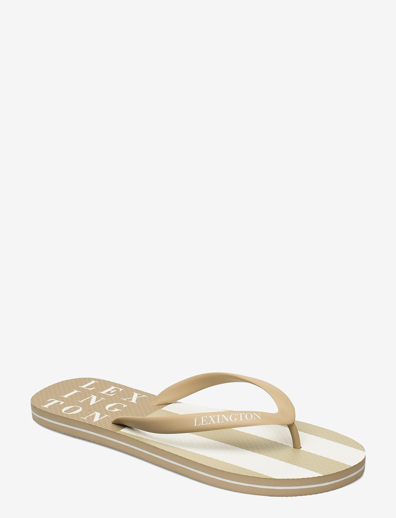 Lexington Clothing - Orlando Flipflop - beige/white stripe - 0