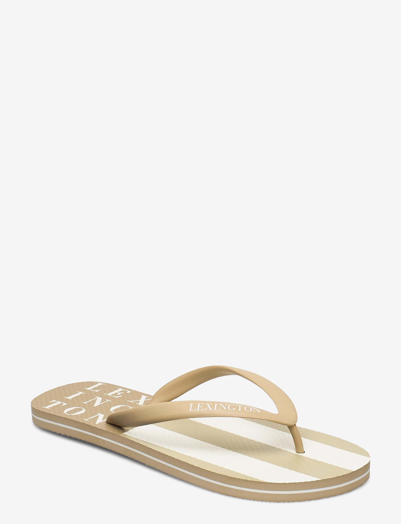 Lexington Clothing - Orlando Flipflop - beige/white stripe - 0