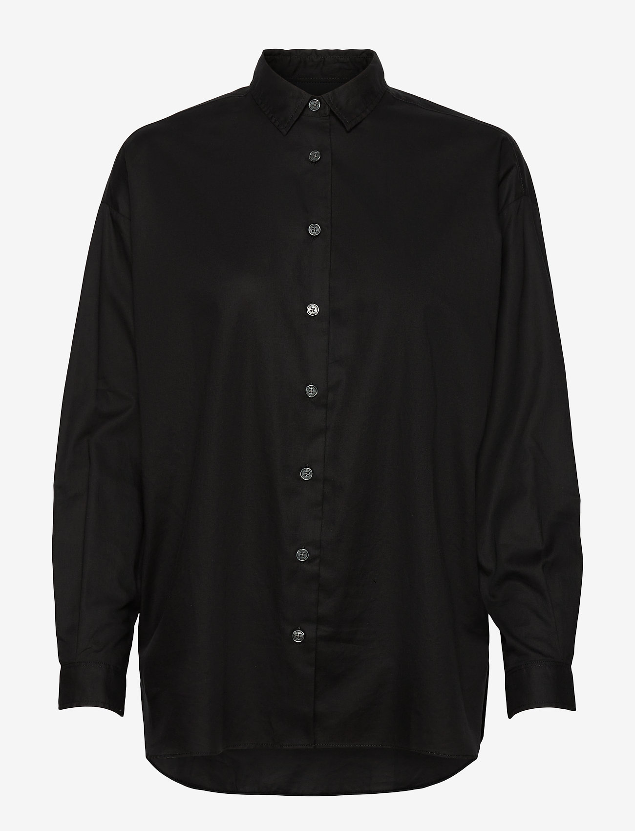 Lexington Clothing - Edith Lt Oxford Shirt - black - 0