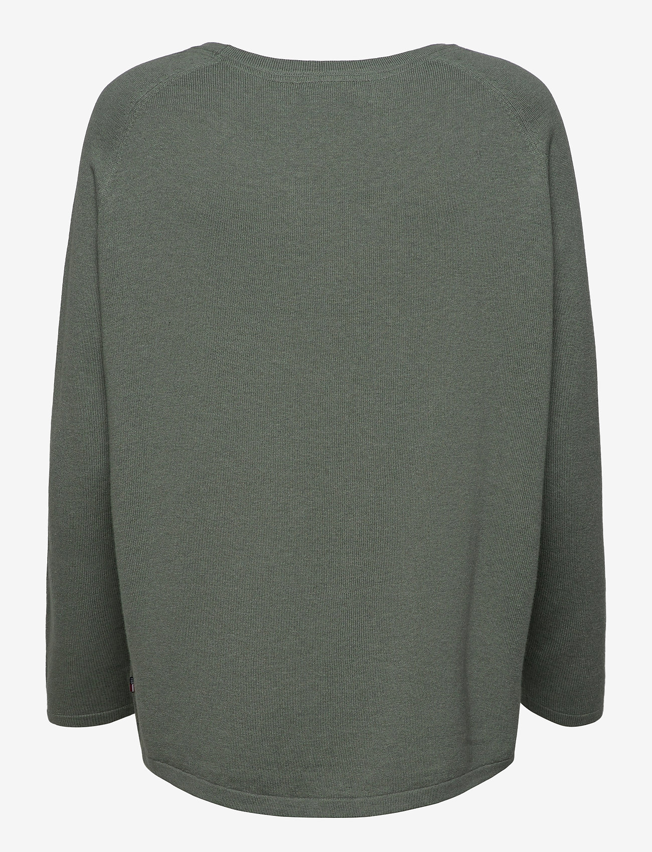 Lexington Clothing - Lea Cotton/Cashmere Sweater - green melange - 1