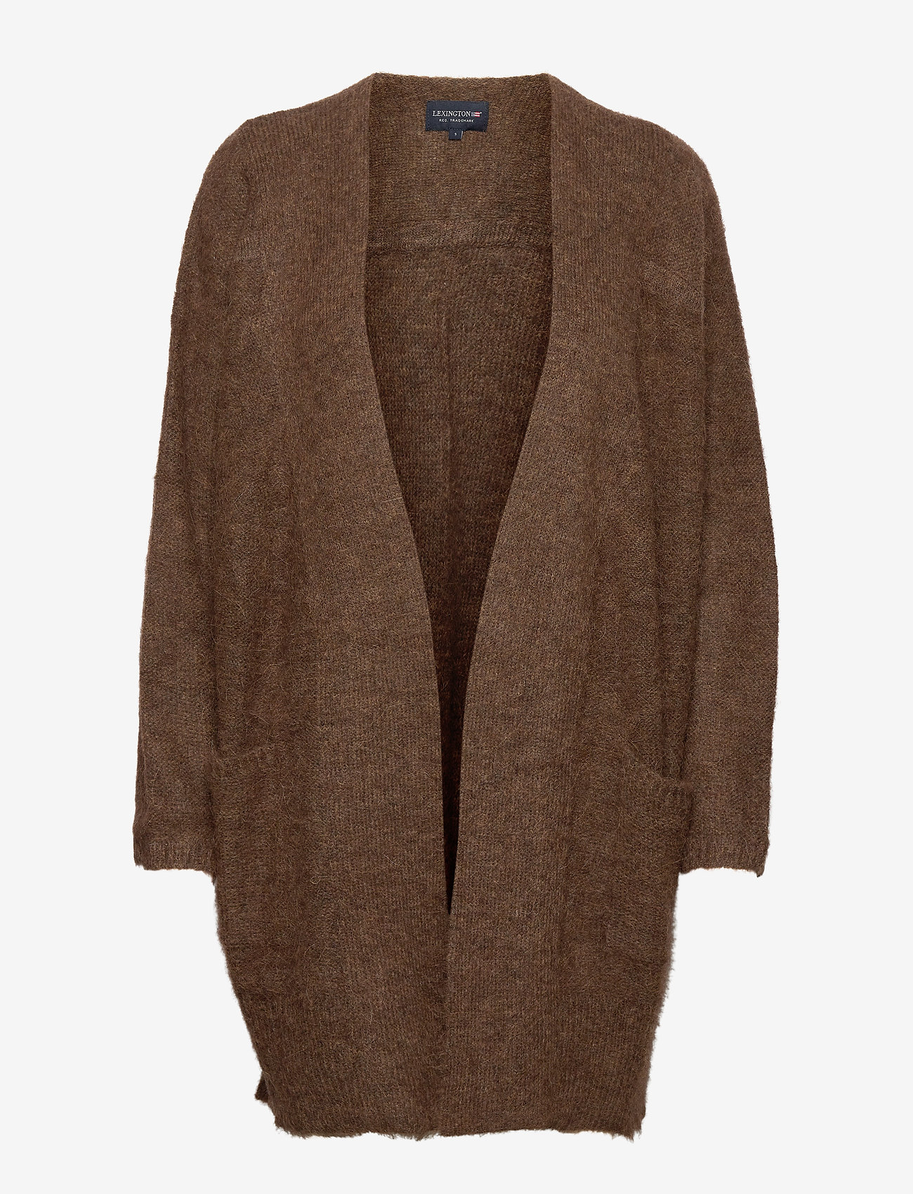 Lexington Clothing - Jolene Alpaca Blend Cardigan - brown melange - 0