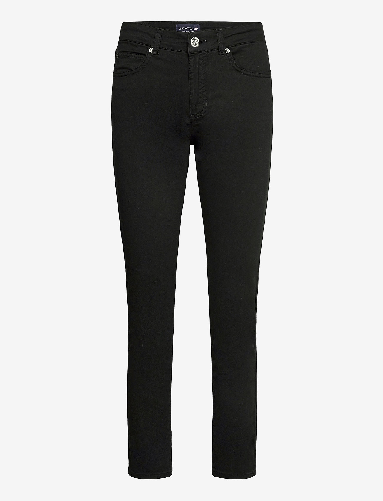 Zoe Solid Pants - BLACK
