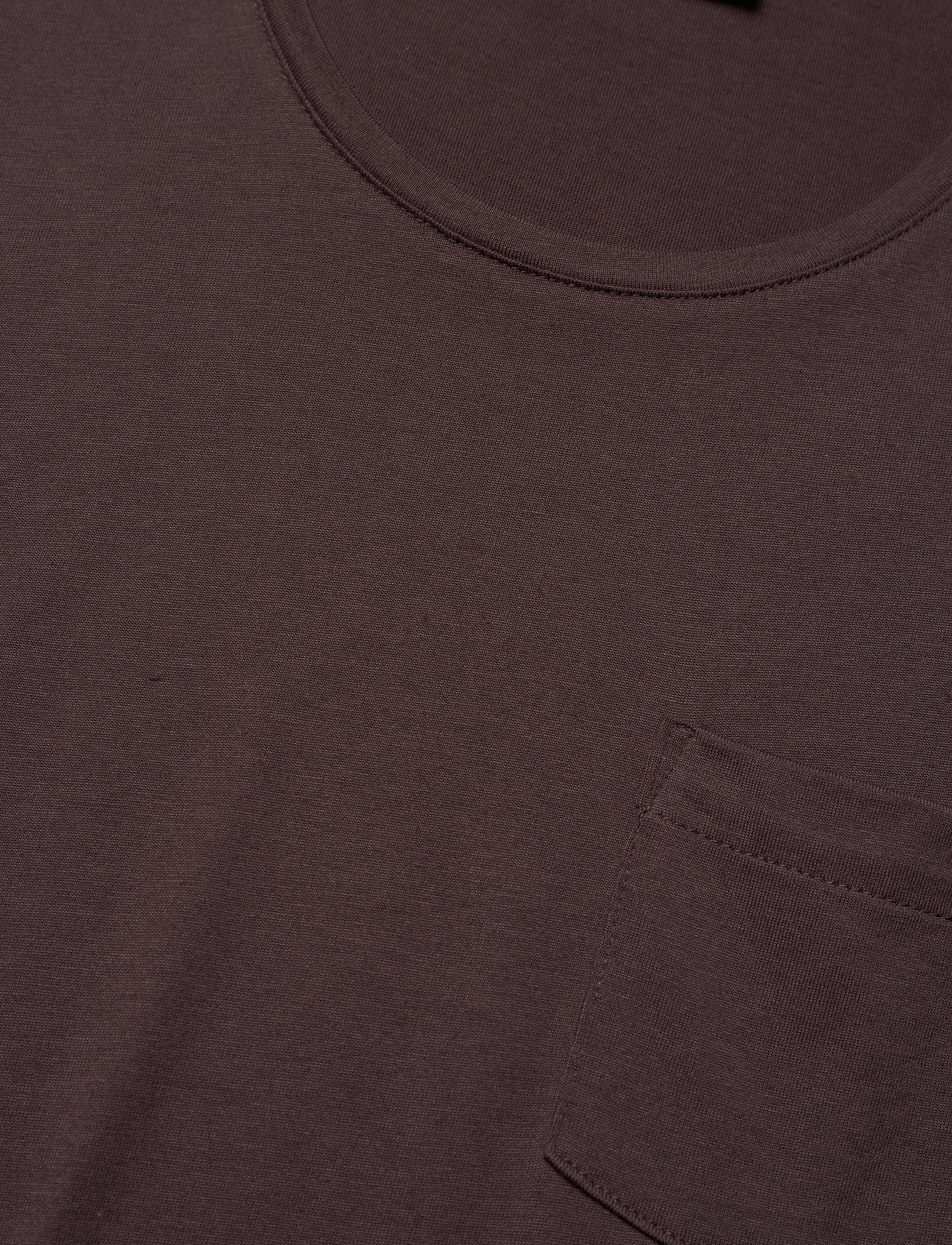 Lexington Clothing - Ashley Jersey Tee - dark brown - 3
