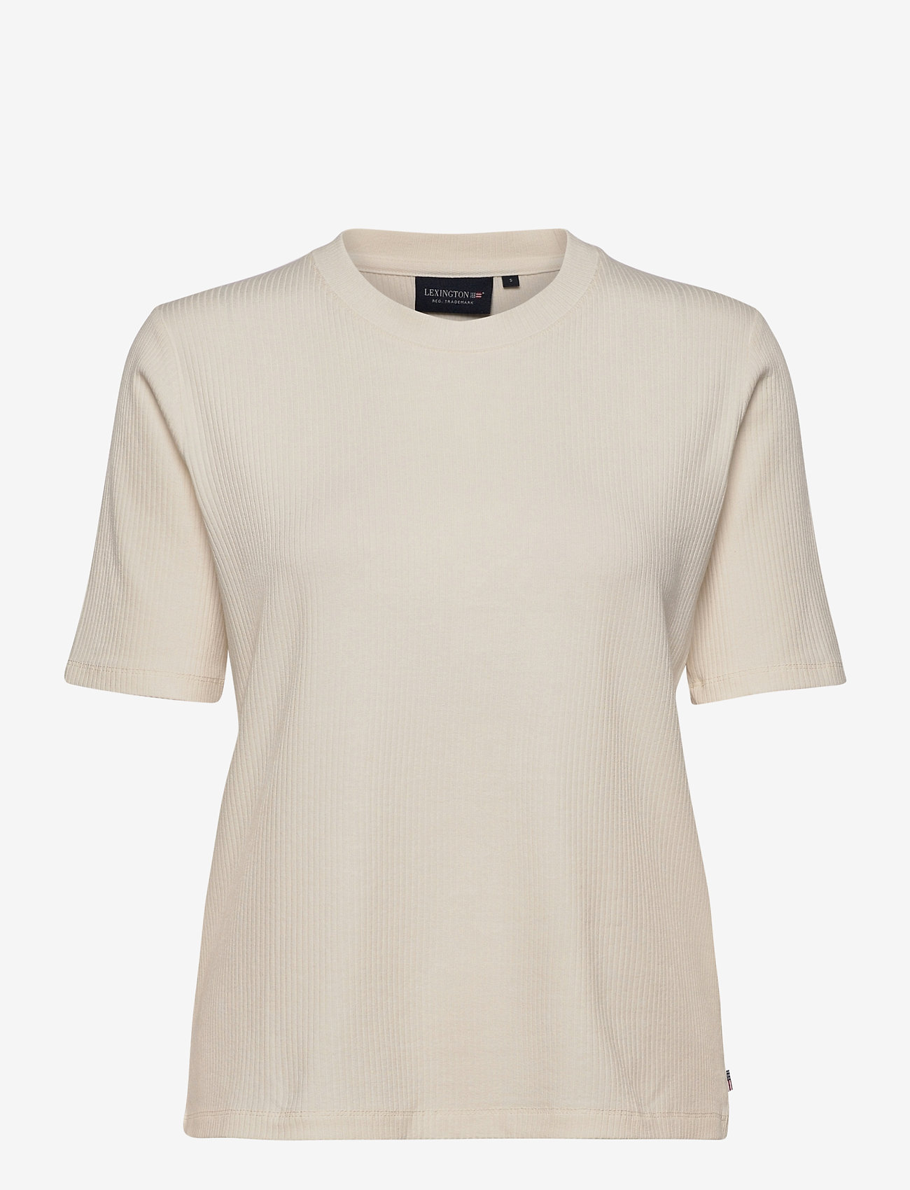 Lexington Clothing - Rira Rib Tee - offwhite - 0