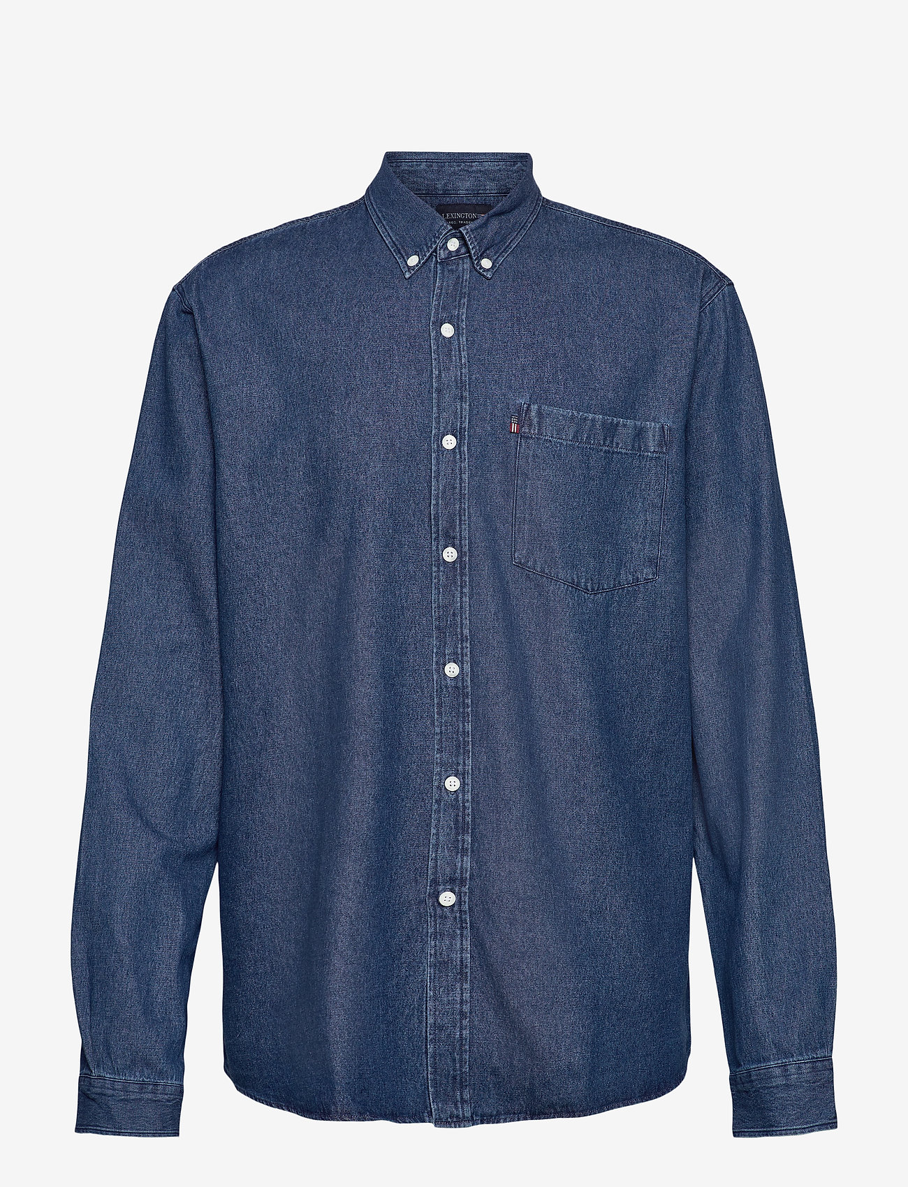Lexington Clothing - August Denim Shirt - medium blue denim - 0