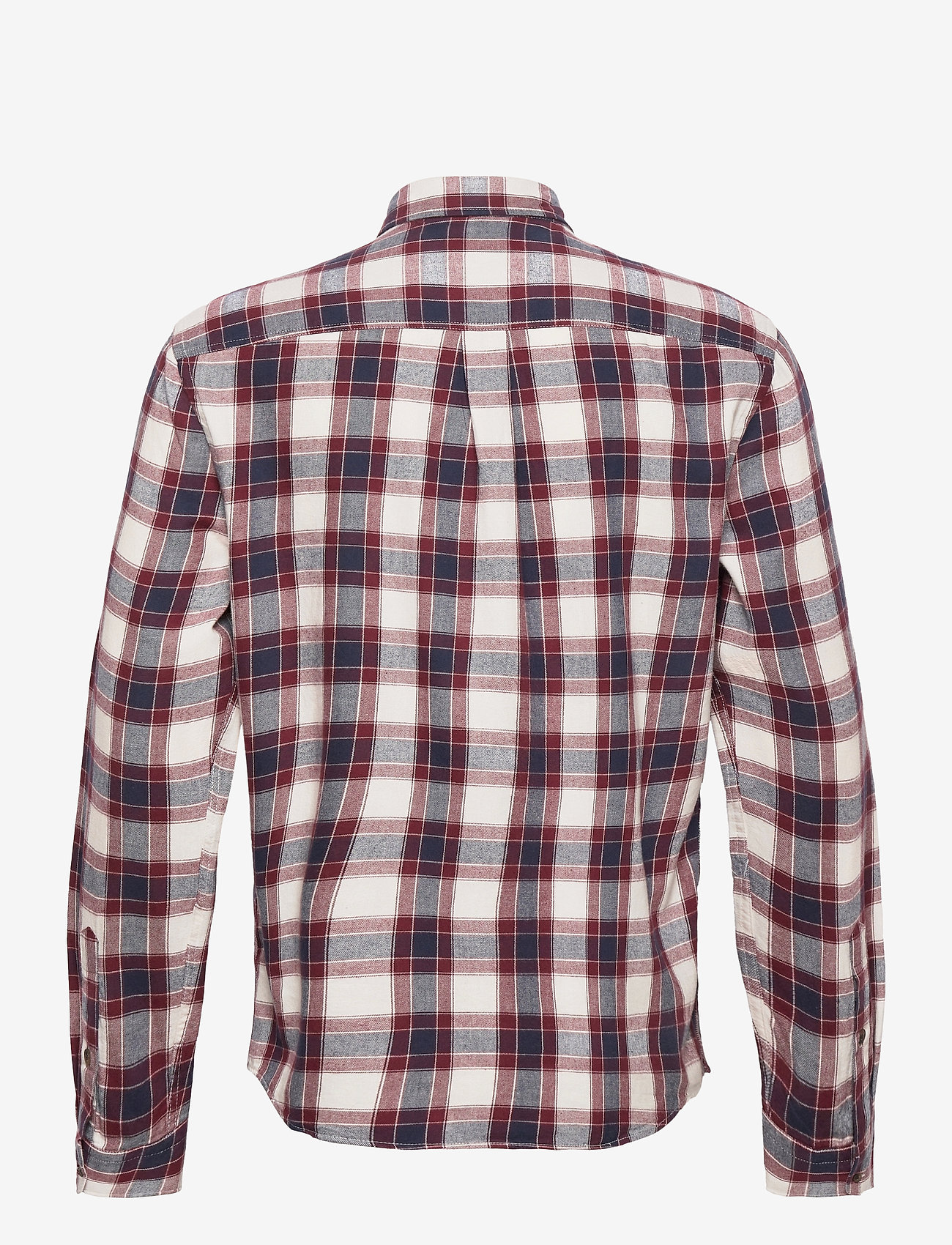 Lexington Clothing - Peter Lt Flannel Checked Shirt - red/blue/white check - 1
