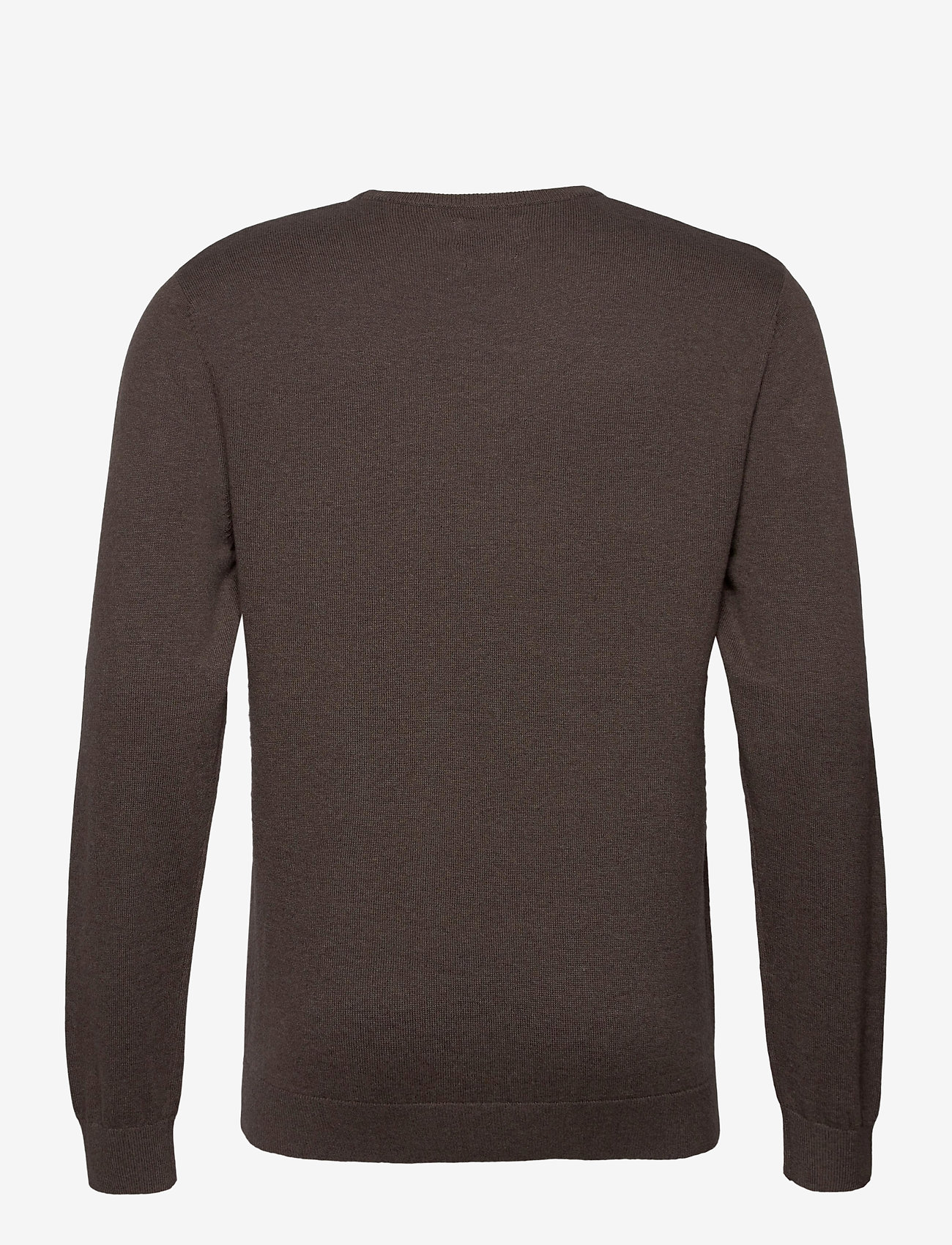 Lexington Clothing - Bradley Organic Cotton Crew Neck Sweater - brown melange - 1