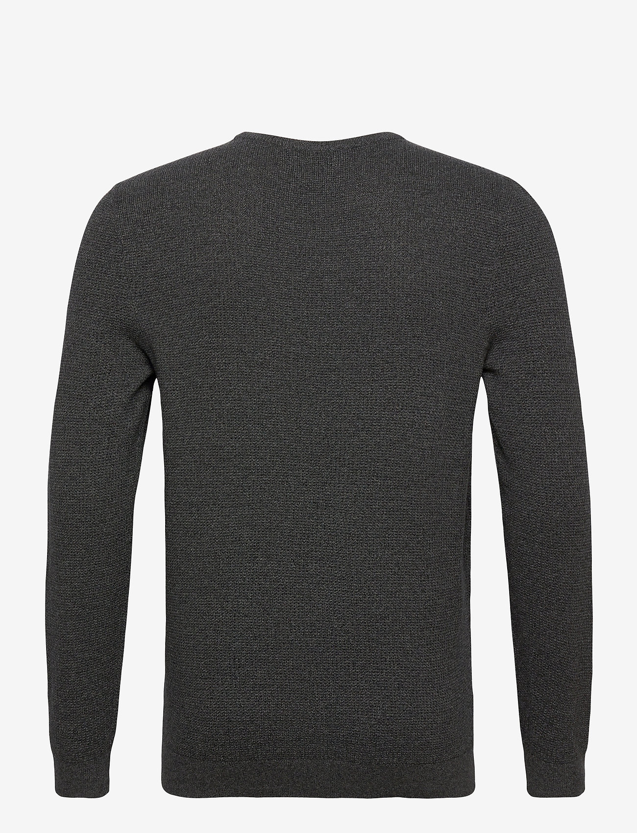 Lexington Clothing - Graham Organic Cotton Crew Neck Sweater - dark gray melange - 1