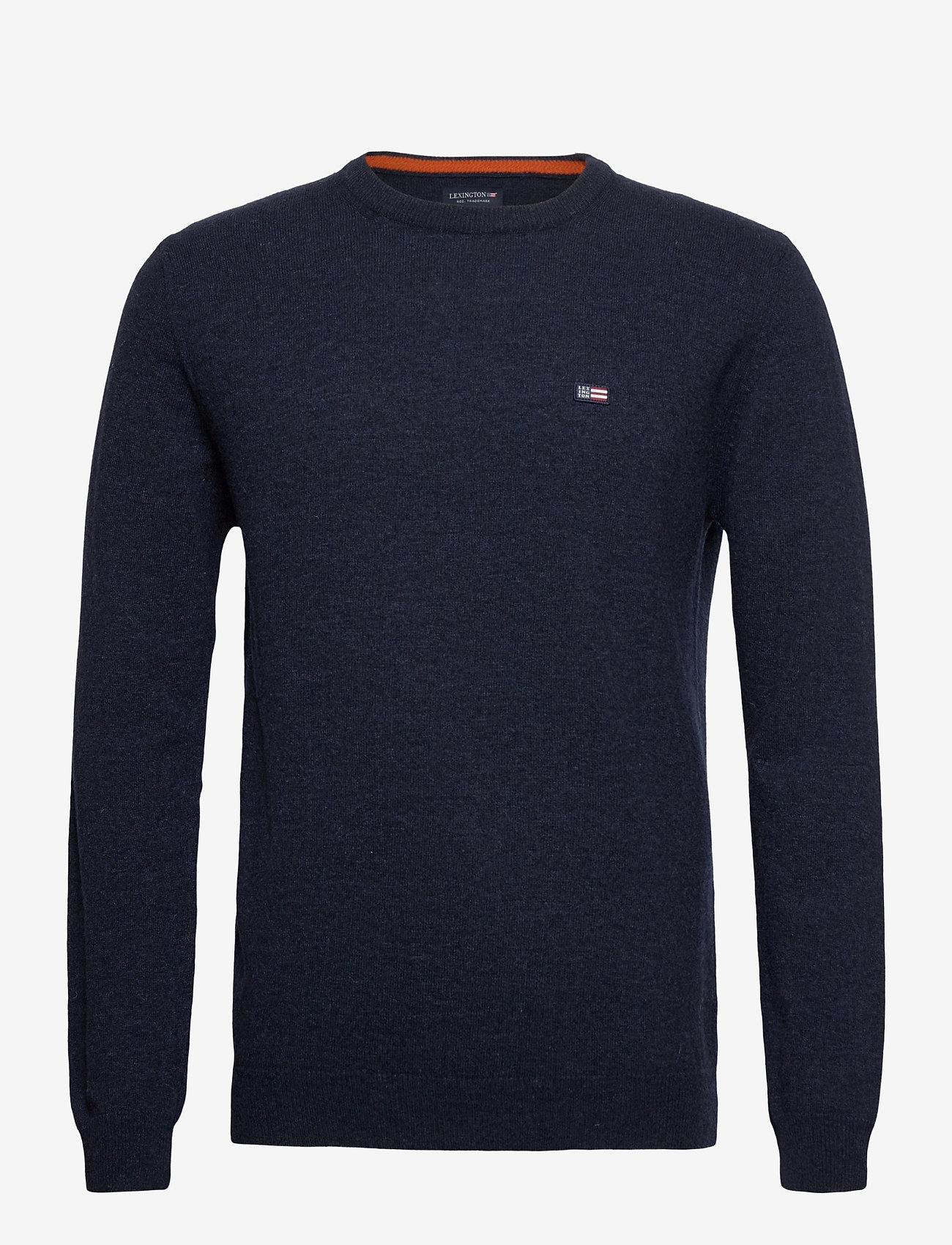 Lexington Clothing - Hank Lambswool Blend Crew Neck Sweater - dark blue - 0
