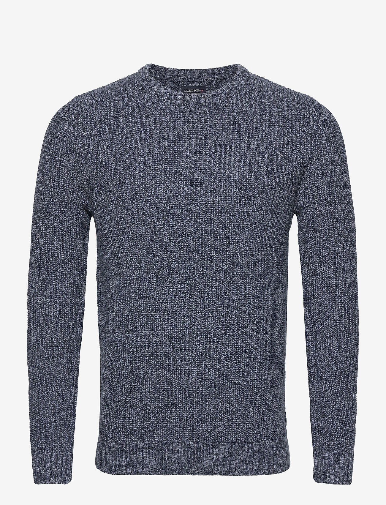 Lexington Clothing - Claude Organic Cotton Twisted Yarn Sweater - multi blue - 0