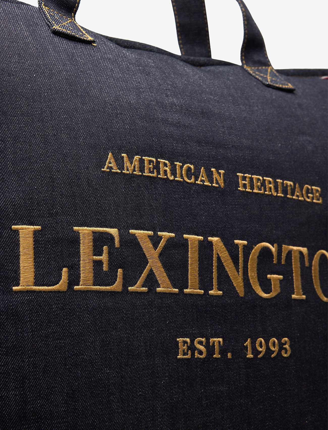 Lexington Clothing - Newton Denim Bag - dark blue denim - 3