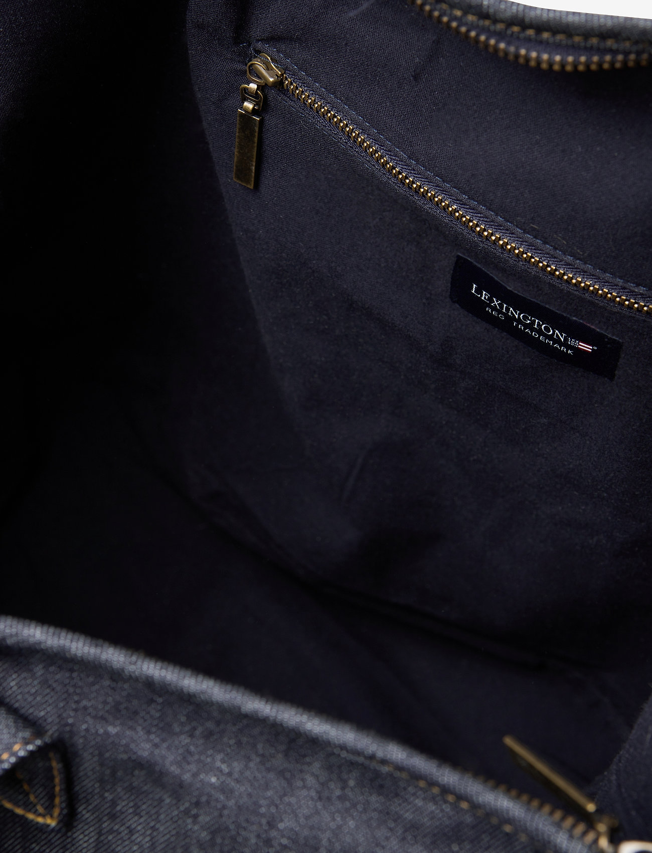 Lexington Clothing - Newton Denim Bag - dark blue denim - 4