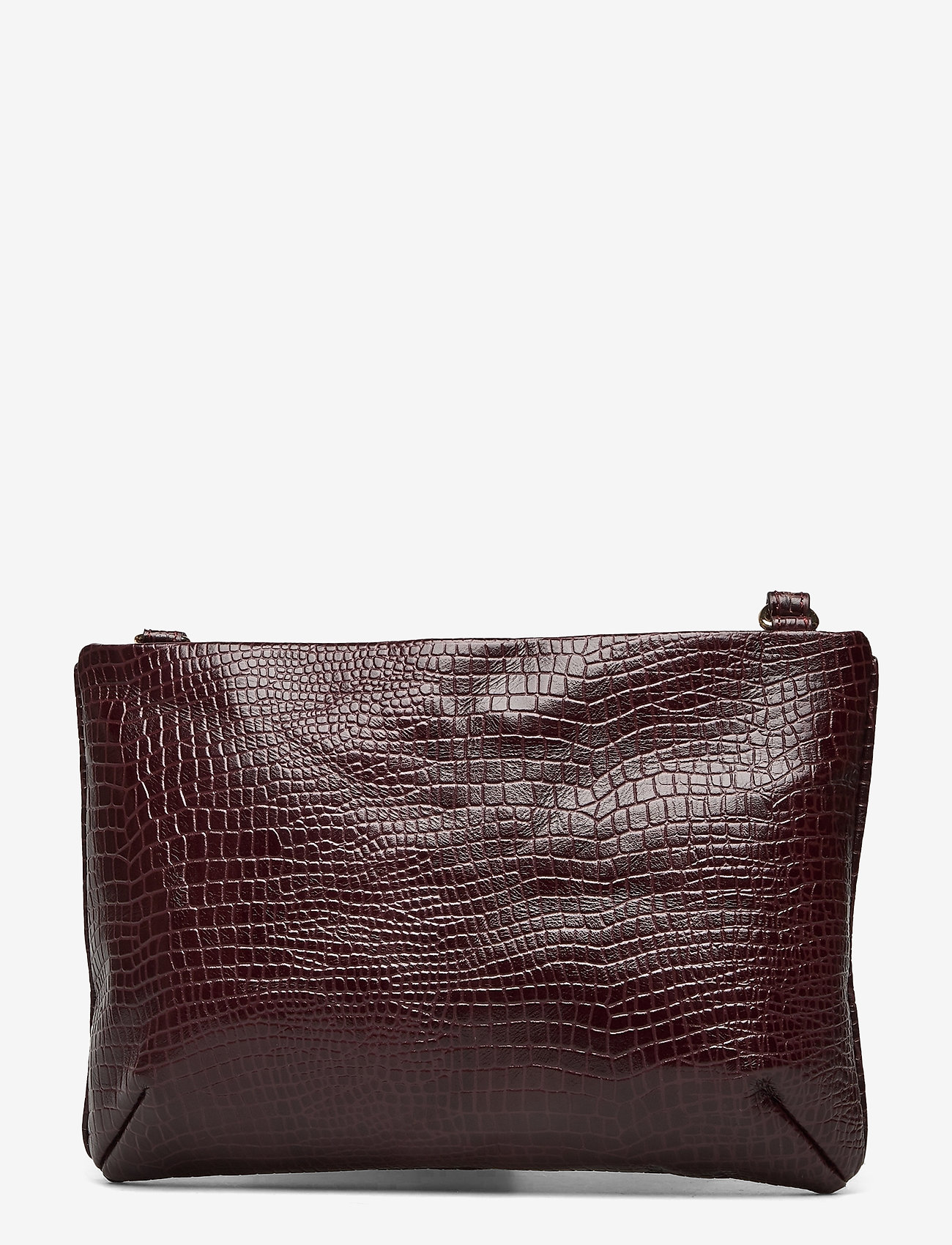 Lexington Clothing - Trudy Croco Leather Zip Bag - burgundy - 1