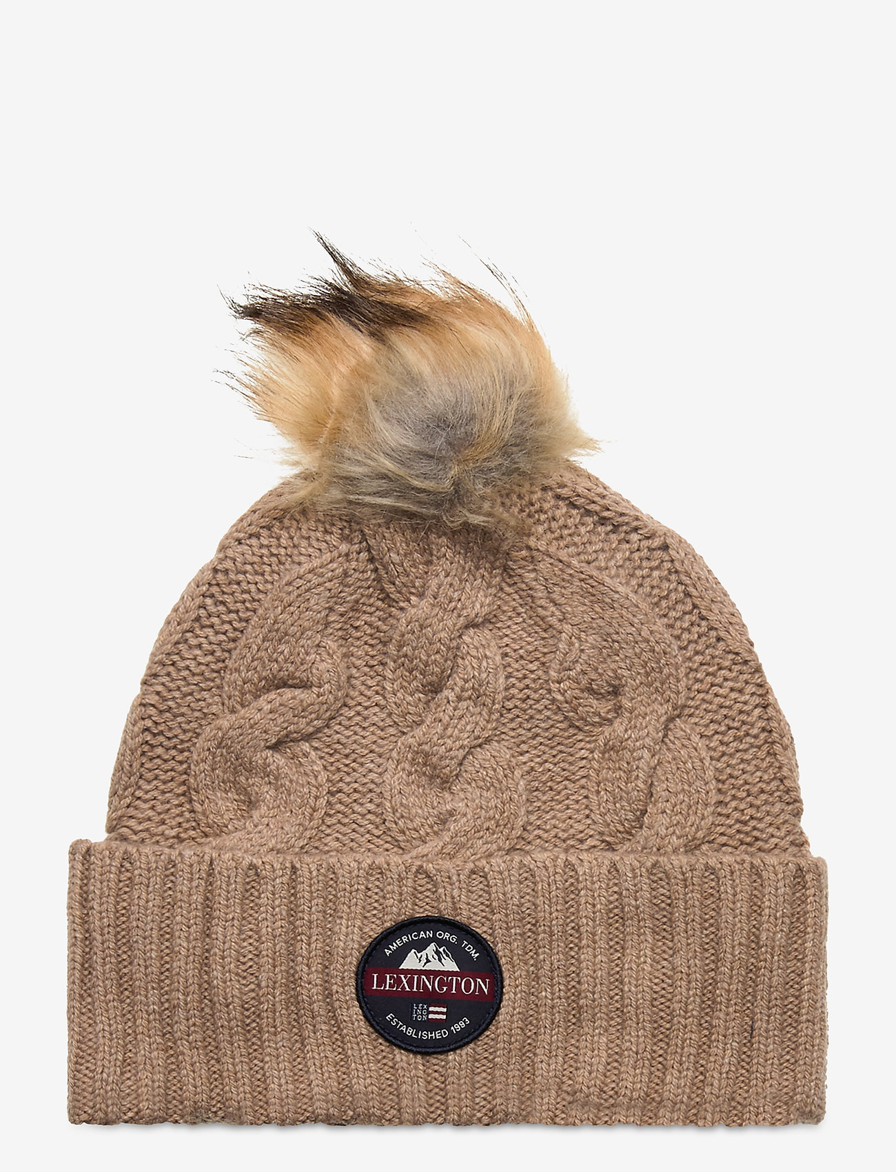 Lexington Clothing - Bell Pom Pom Beanie - beige melange - 0