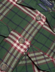 Lexington Clothing - Raven Organic Cotton Flannel Overshirt - kvinder - green multi check - 5