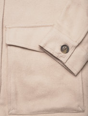 Lexington Clothing - Raven Organic Cotton Flannel Overshirt - sievietēm - light beige - 3