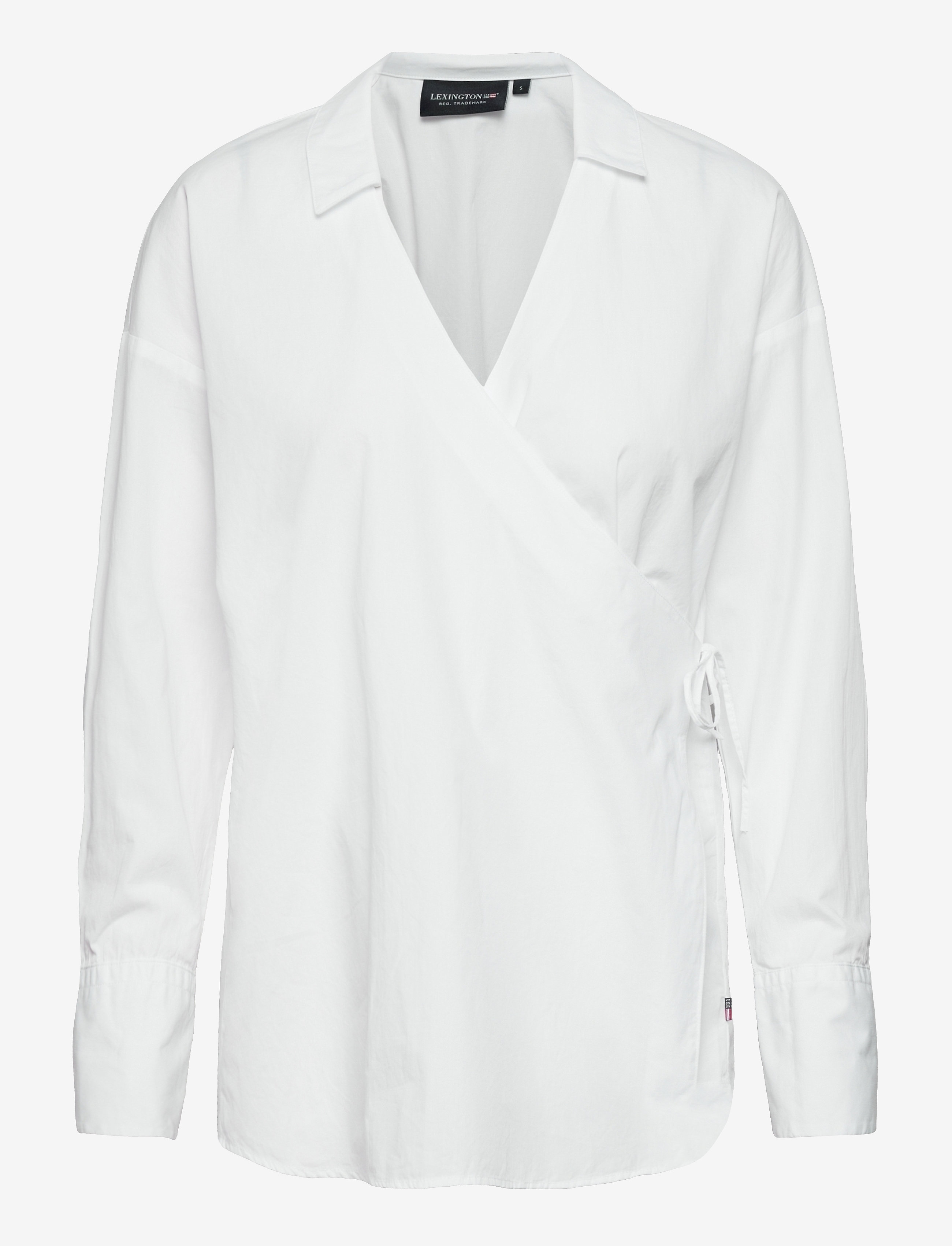 Lexington Clothing - Scarlet Organic Cotton Wrap Shirt - white - 1