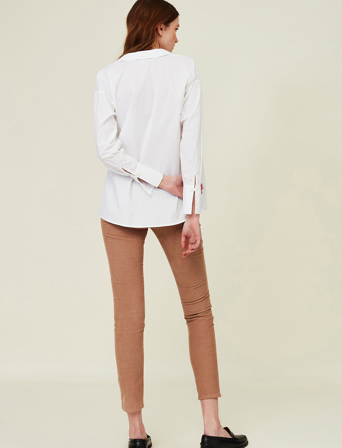 Lexington Clothing - Scarlet Organic Cotton Wrap Shirt - white - 3