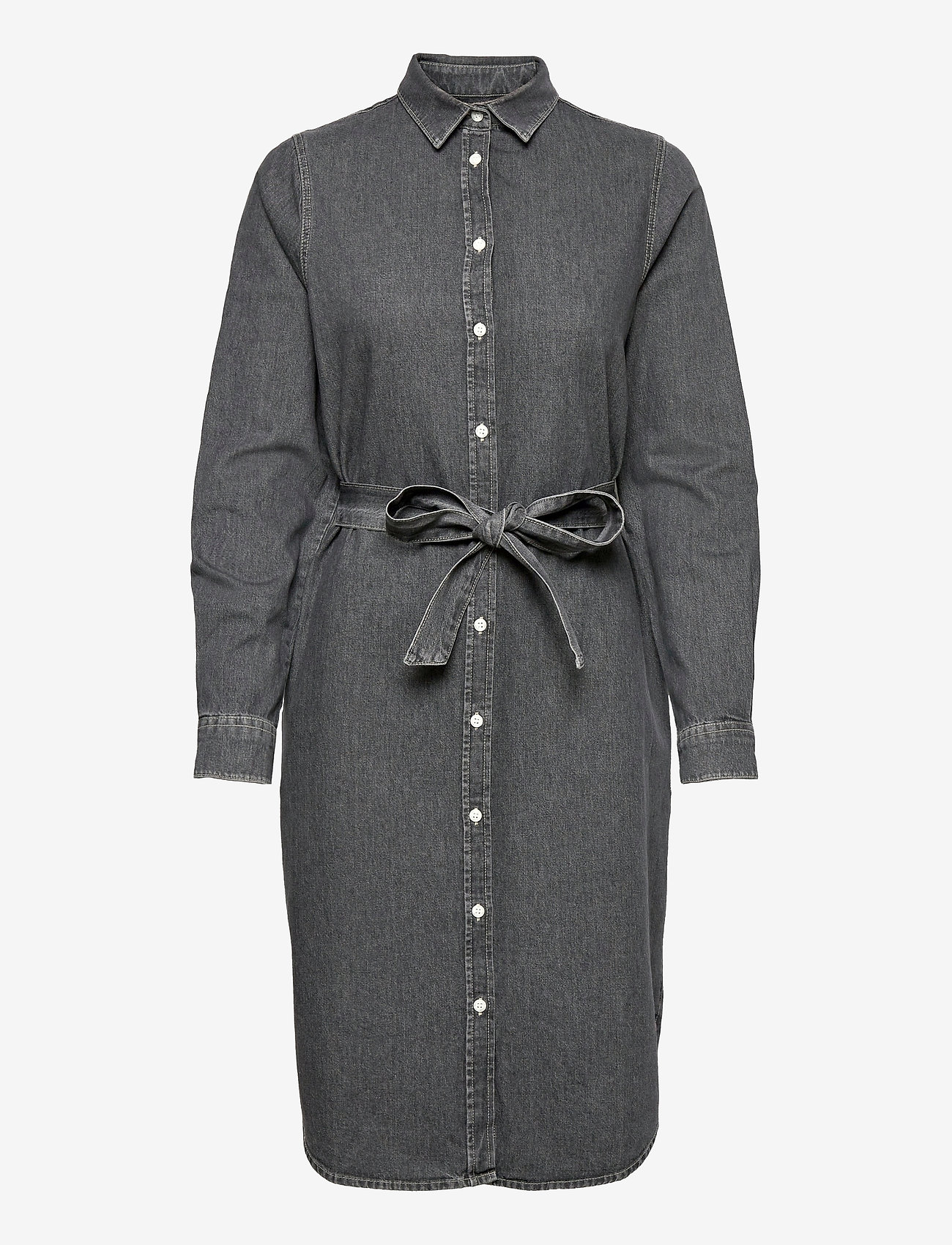 Lexington Clothing - Isa Denim Shirt Dress - cowboykjoler - gray denim - 0