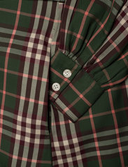 Lexington Clothing - Kaitlyn Tencel Shirt Dress - midi jurken - green multi check - 6