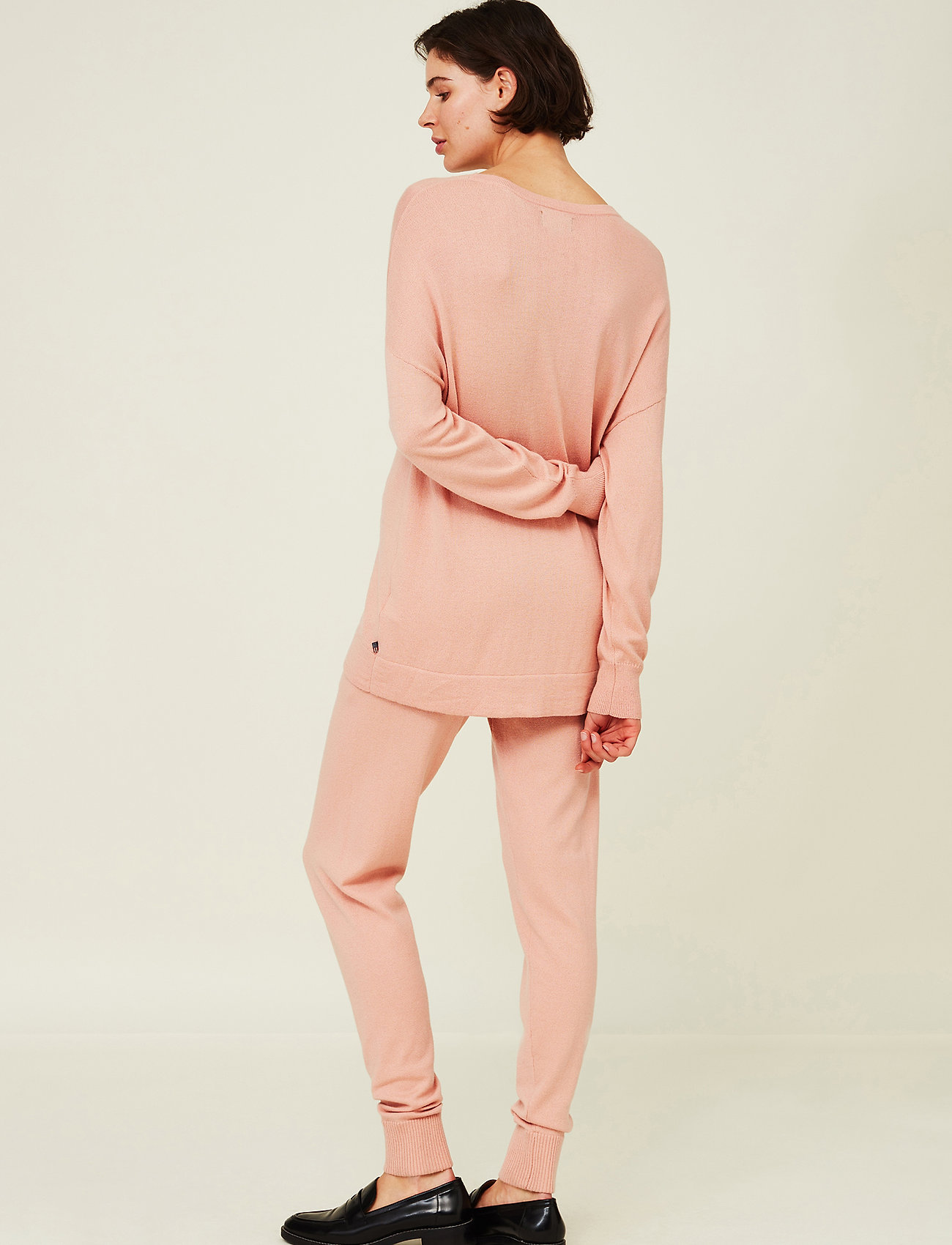 Lexington Clothing - Valentina Merino/Viscose Blend Crew Neck Sweater - pink - 3