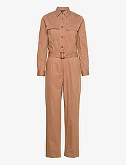 Lexington Clothing - Britt Organic Cotton Cargo Jumpsuit - brown - 0