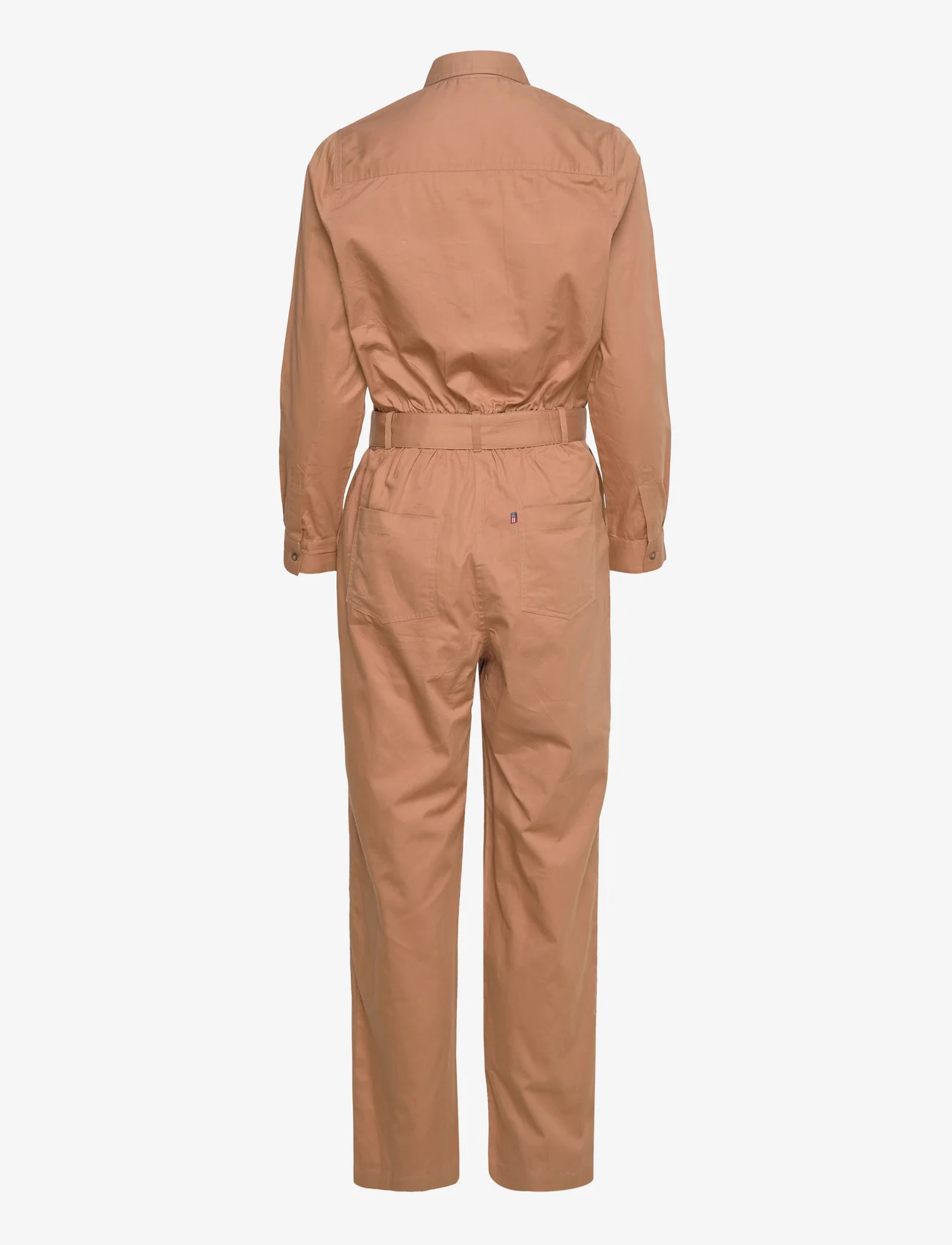 Lexington Clothing - Britt Organic Cotton Cargo Jumpsuit - brown - 1