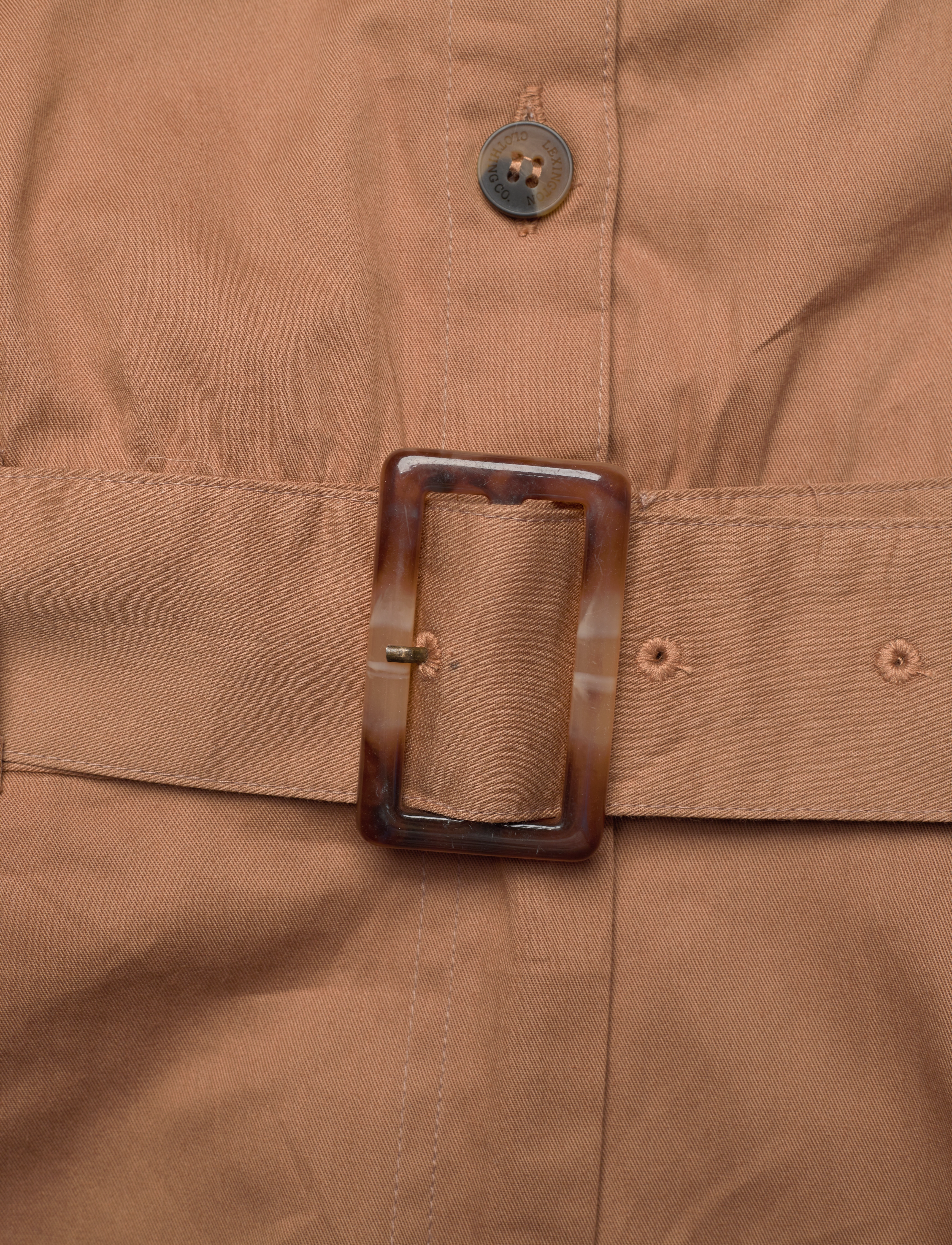 Lexington Clothing - Britt Organic Cotton Cargo Jumpsuit - brown - 4