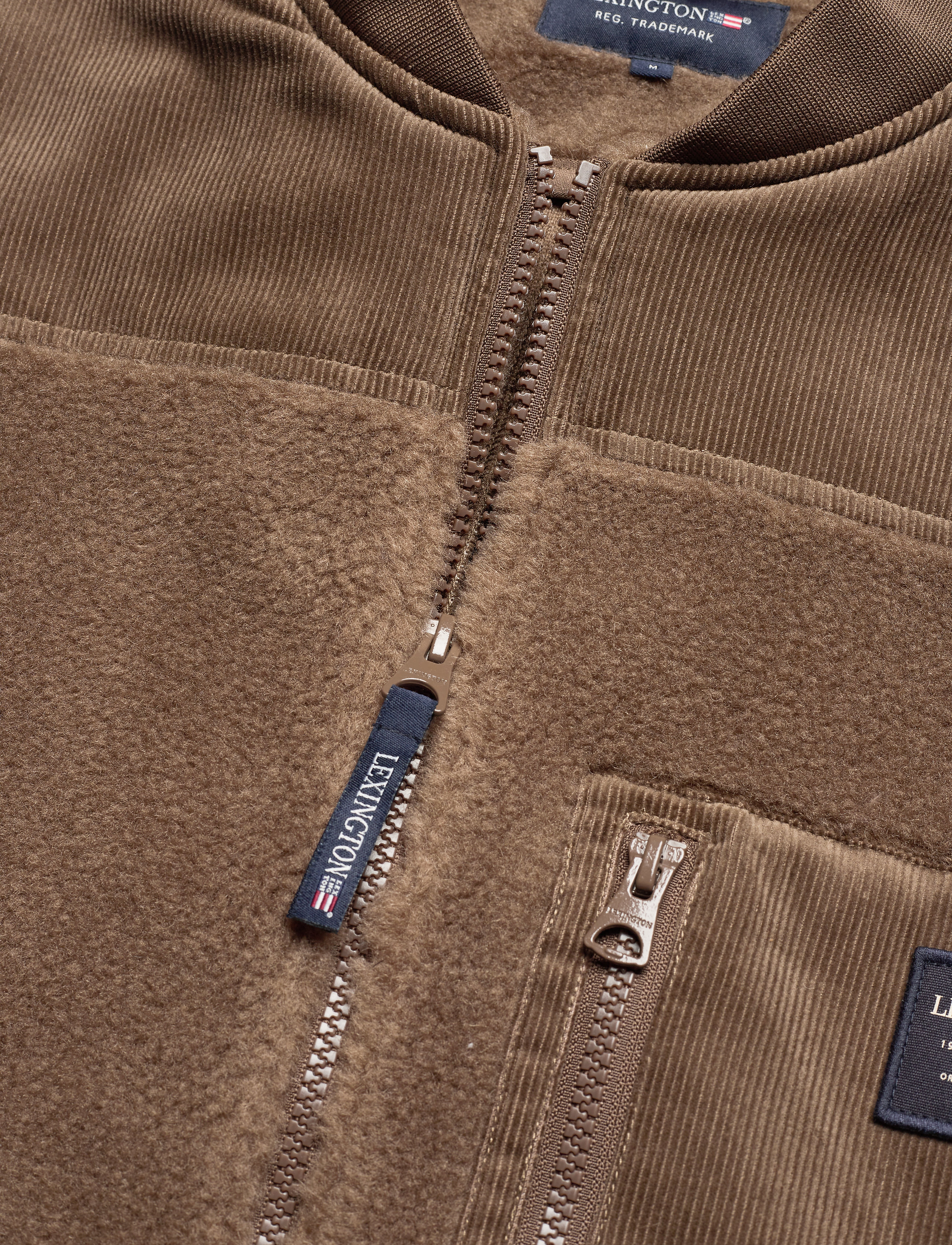 Lexington Clothing - Samuel Sherpa Wool Blend Jacket - brown - 5