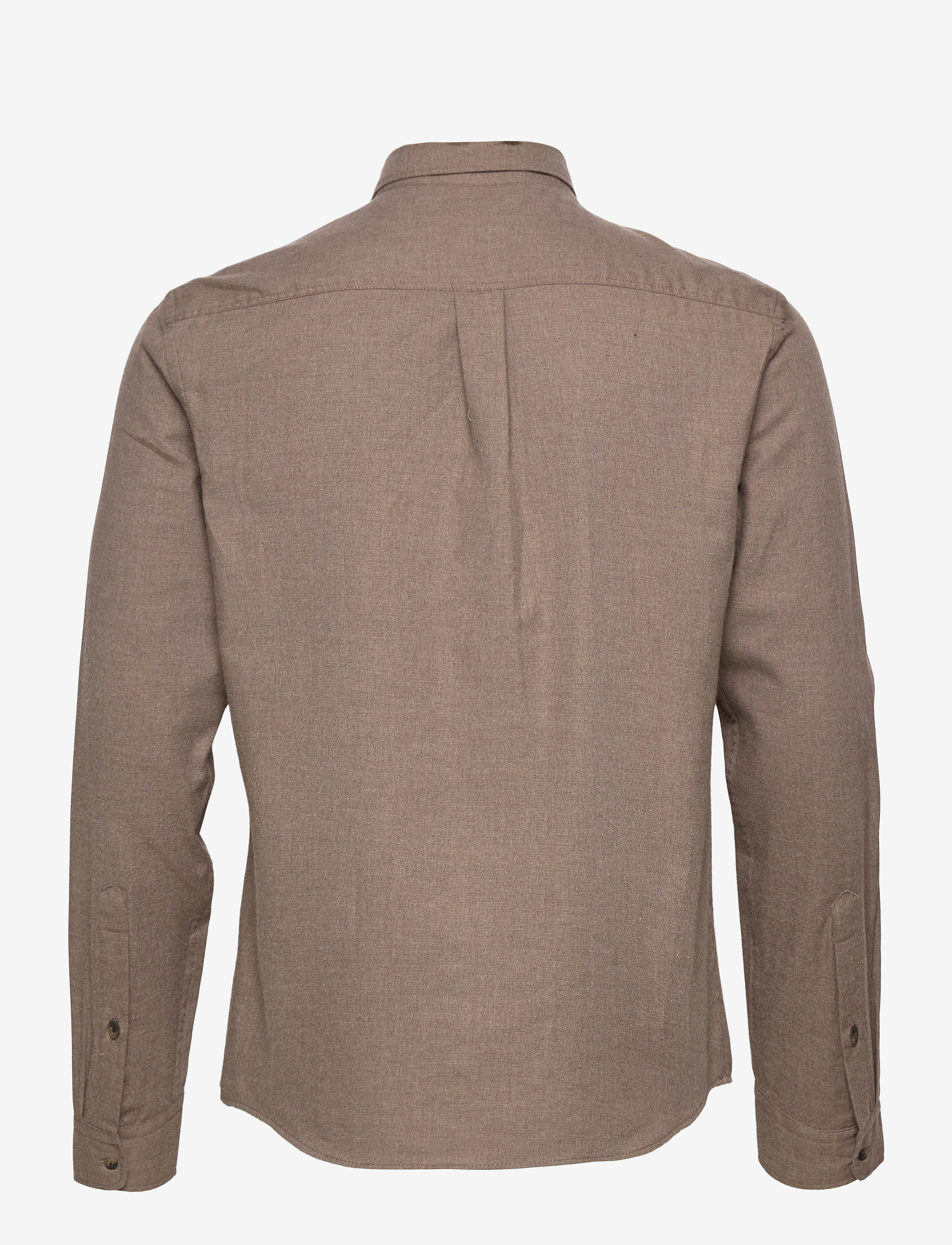 Lexington Clothing - Peter Lt Flannel Shirt - brown melange - 2