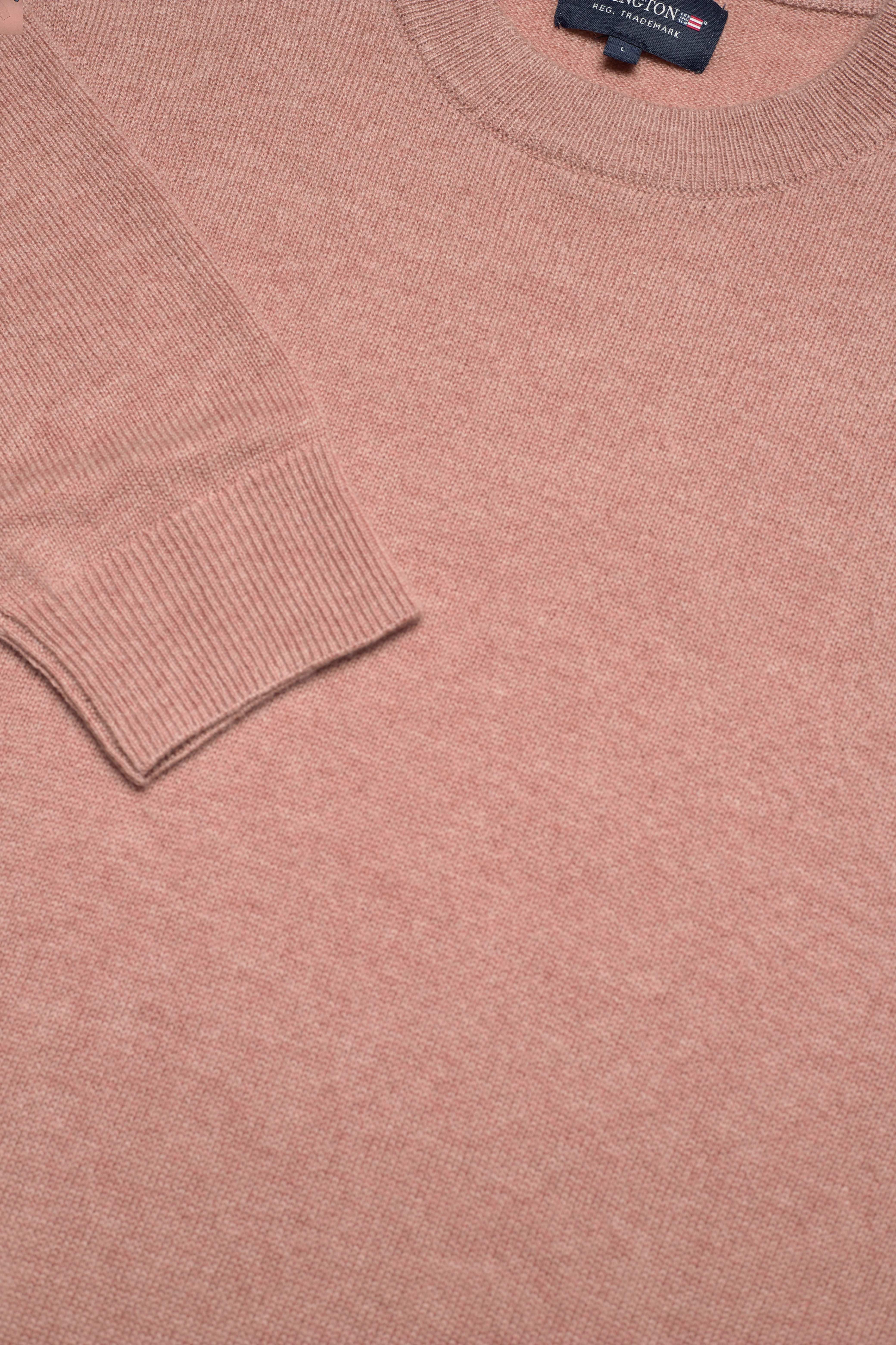 Lexington Clothing - Will Merino/Cashmere Blend Crew Neck Sweater - pink - 2