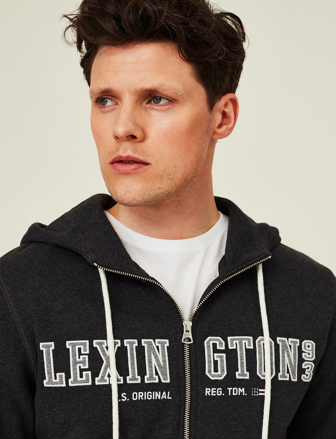 Lexington Clothing - Michael Hood - dark gray melange - 4
