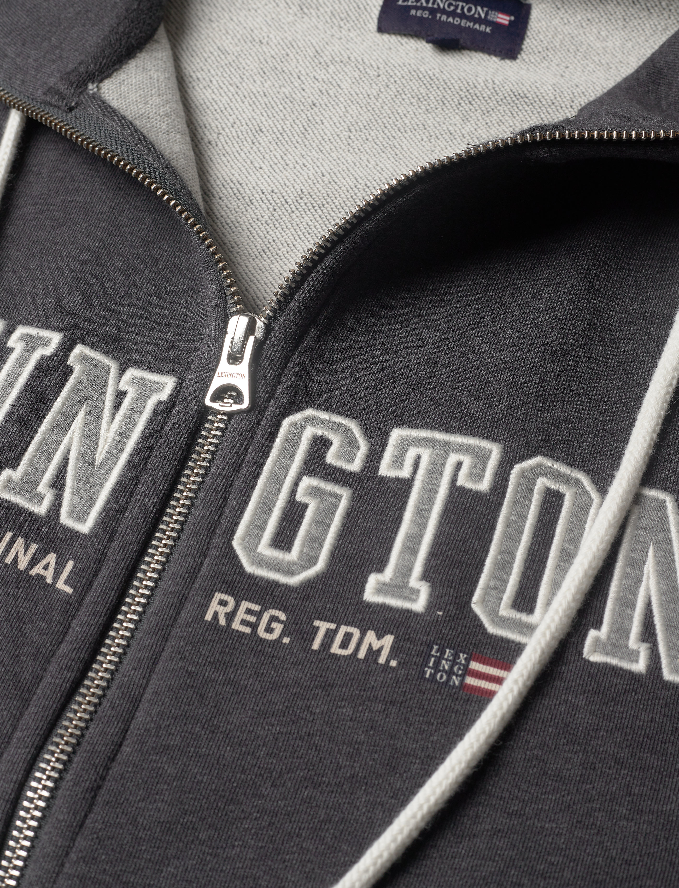 Lexington Clothing - Michael Hood - dark gray melange - 5