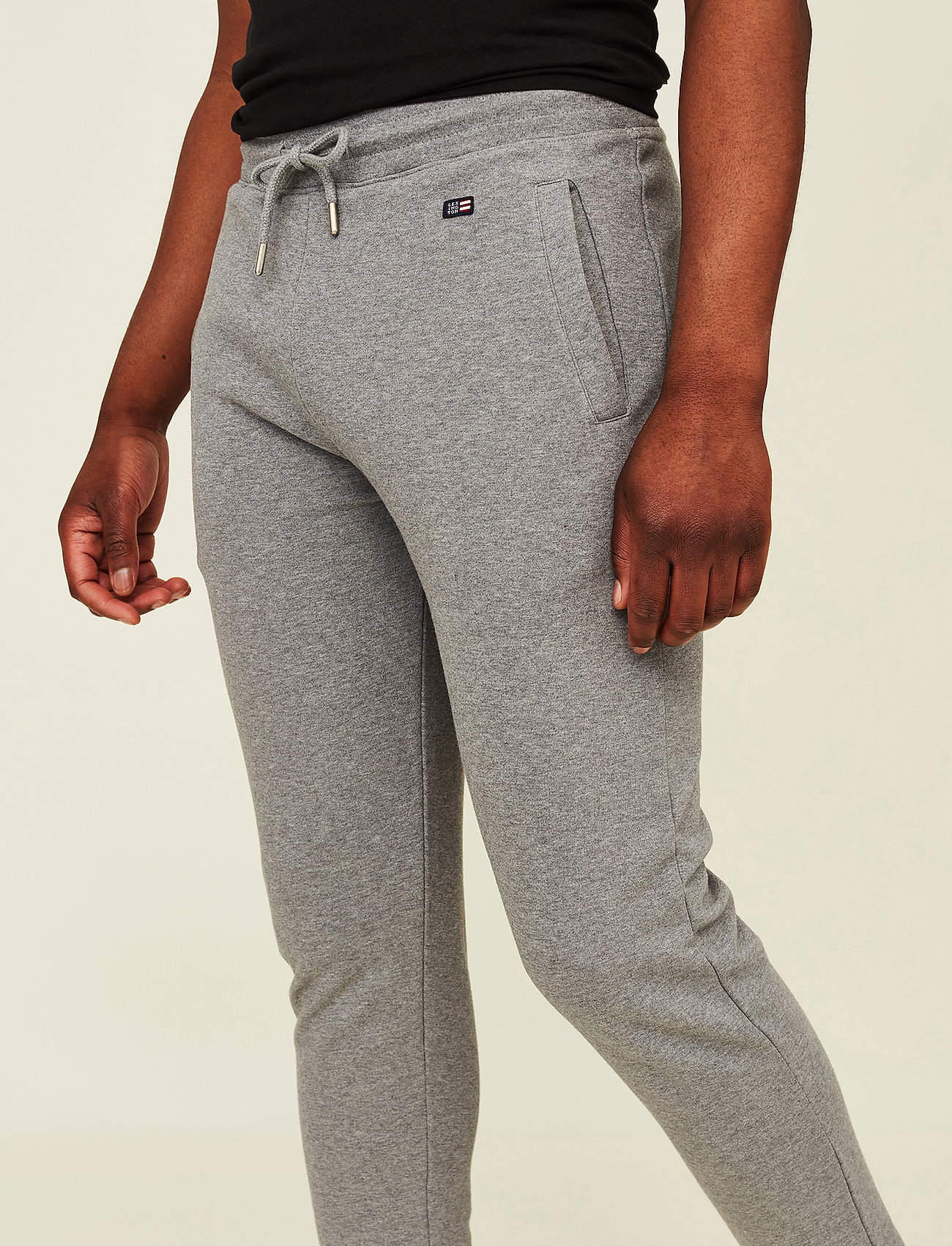 Lexington Clothing - Ivan Organic Cotton Track Pants - gray melange - 4