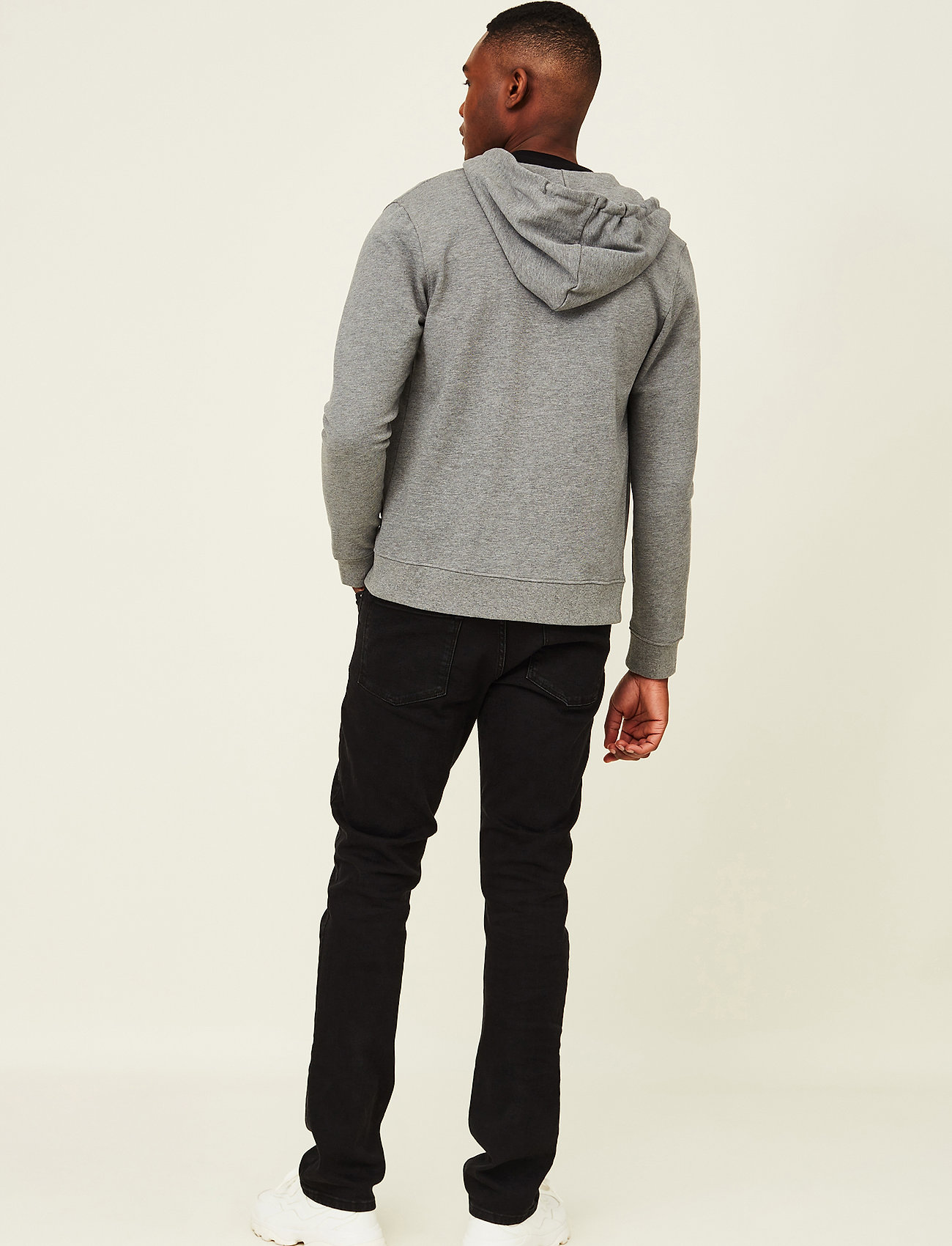 Lexington Clothing - Sebastian Organic Cotton Hood - gray melange - 3