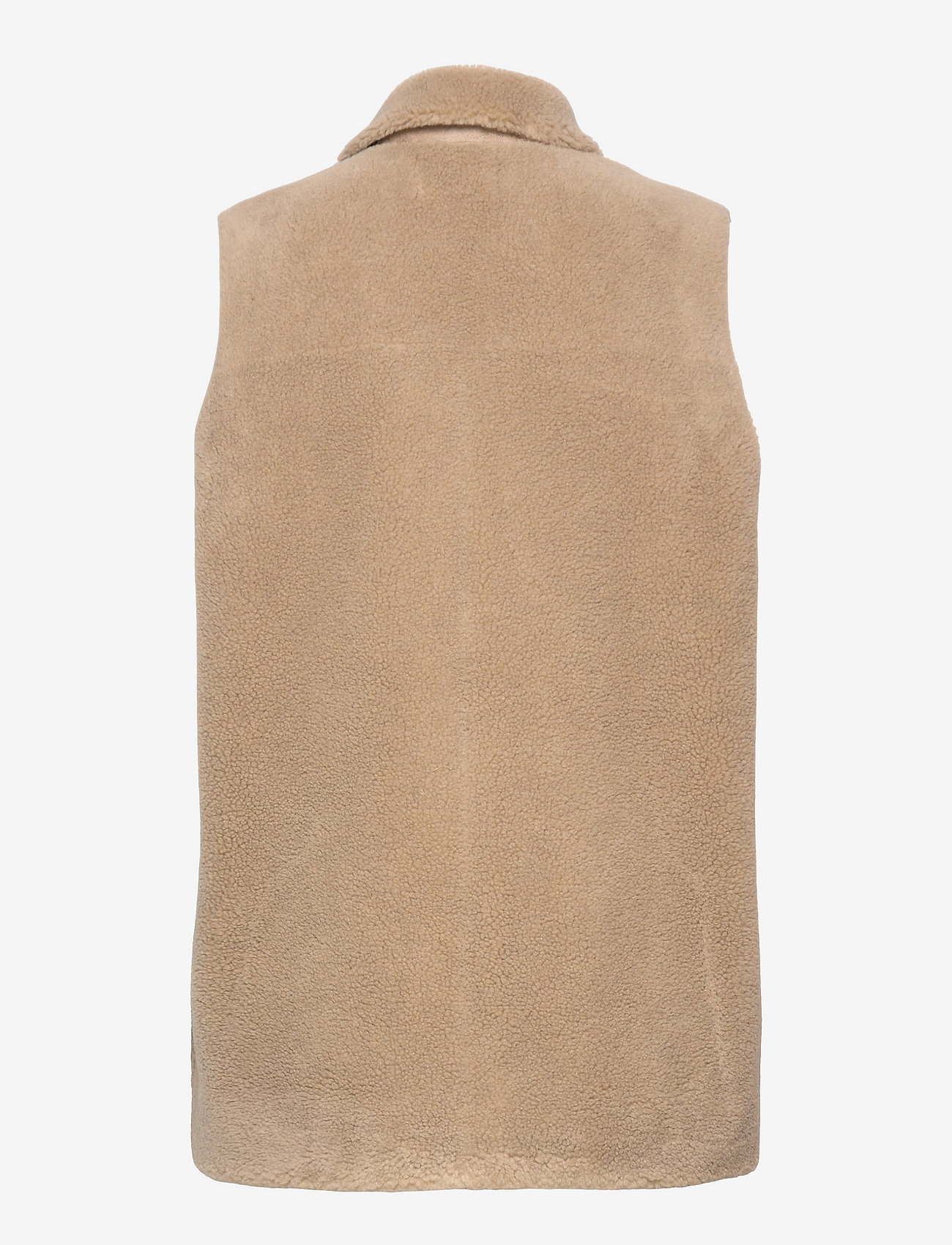 Lexington Clothing - Nadia Wool Blend Sherpa Vest - beige - 1