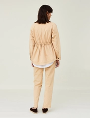 Lexington Clothing - Carly Cotton/Modal Blend Overshirt - sievietēm - beige - 3