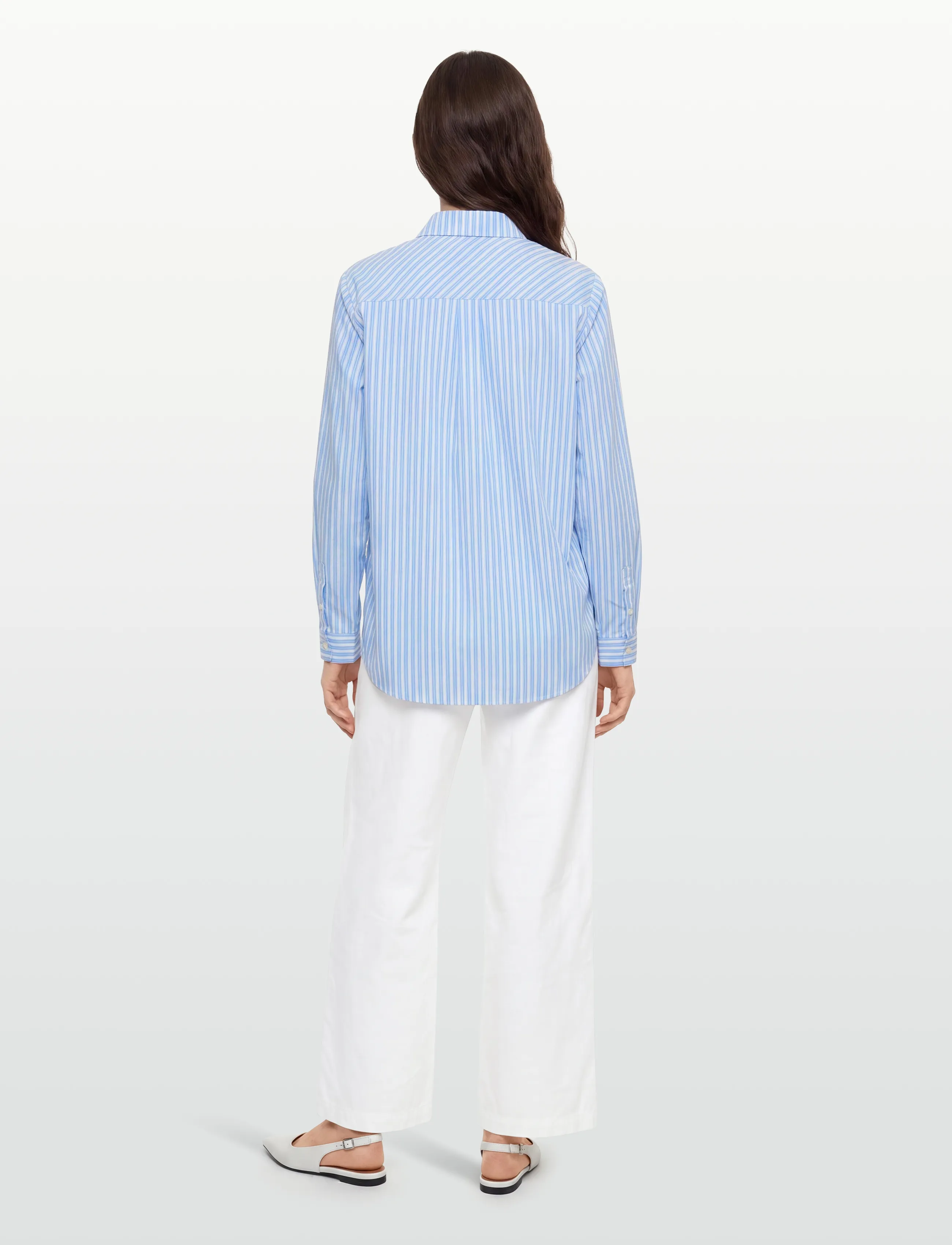 Lexington Clothing - Sanna Organic Cotton Poplin Shirt - langærmede skjorter - multicolour - 4