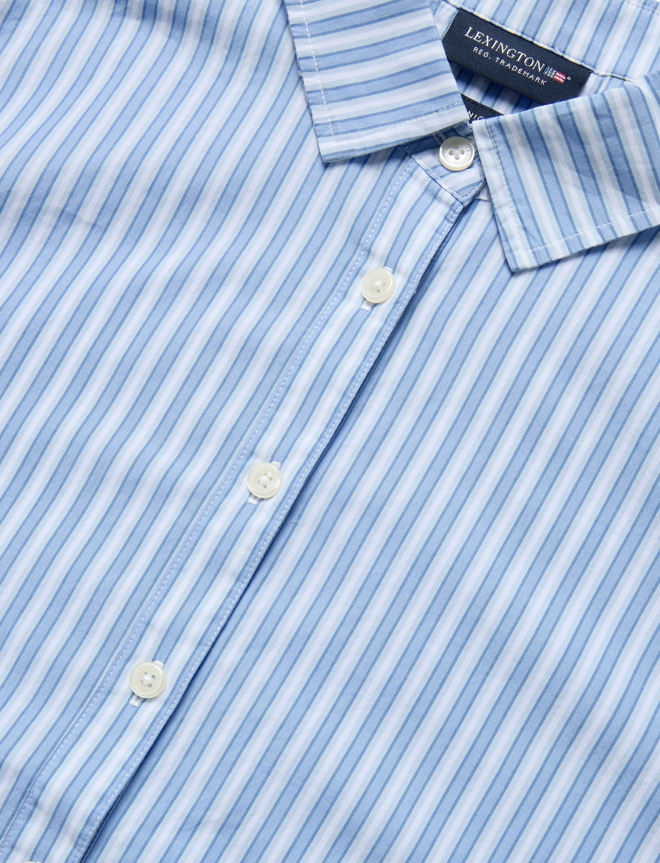 Lexington Clothing - Sanna Organic Cotton Poplin Shirt - langærmede skjorter - multicolour - 5