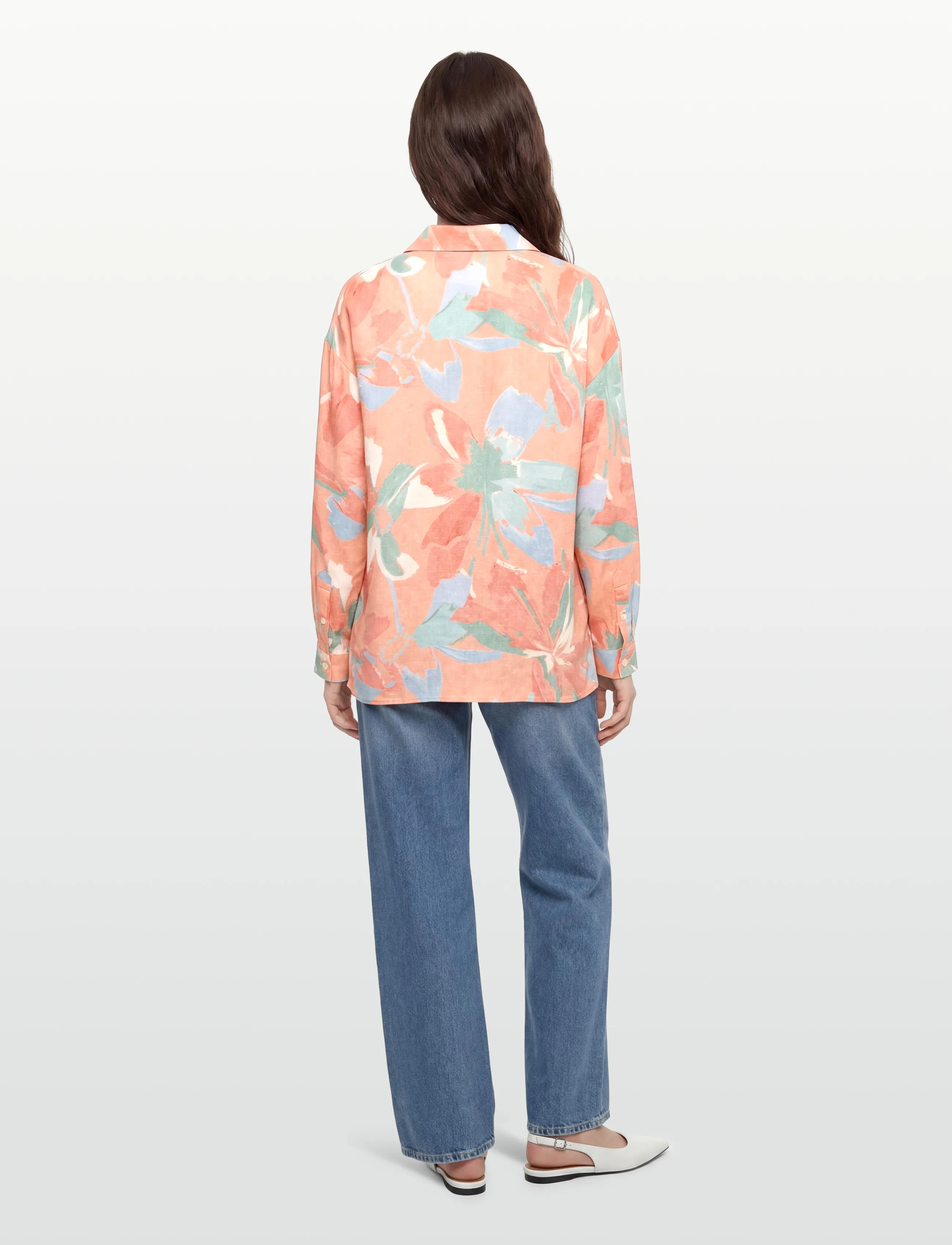 Lexington Clothing - Edith Viscose Shirt - langærmede skjorter - flower print - 4