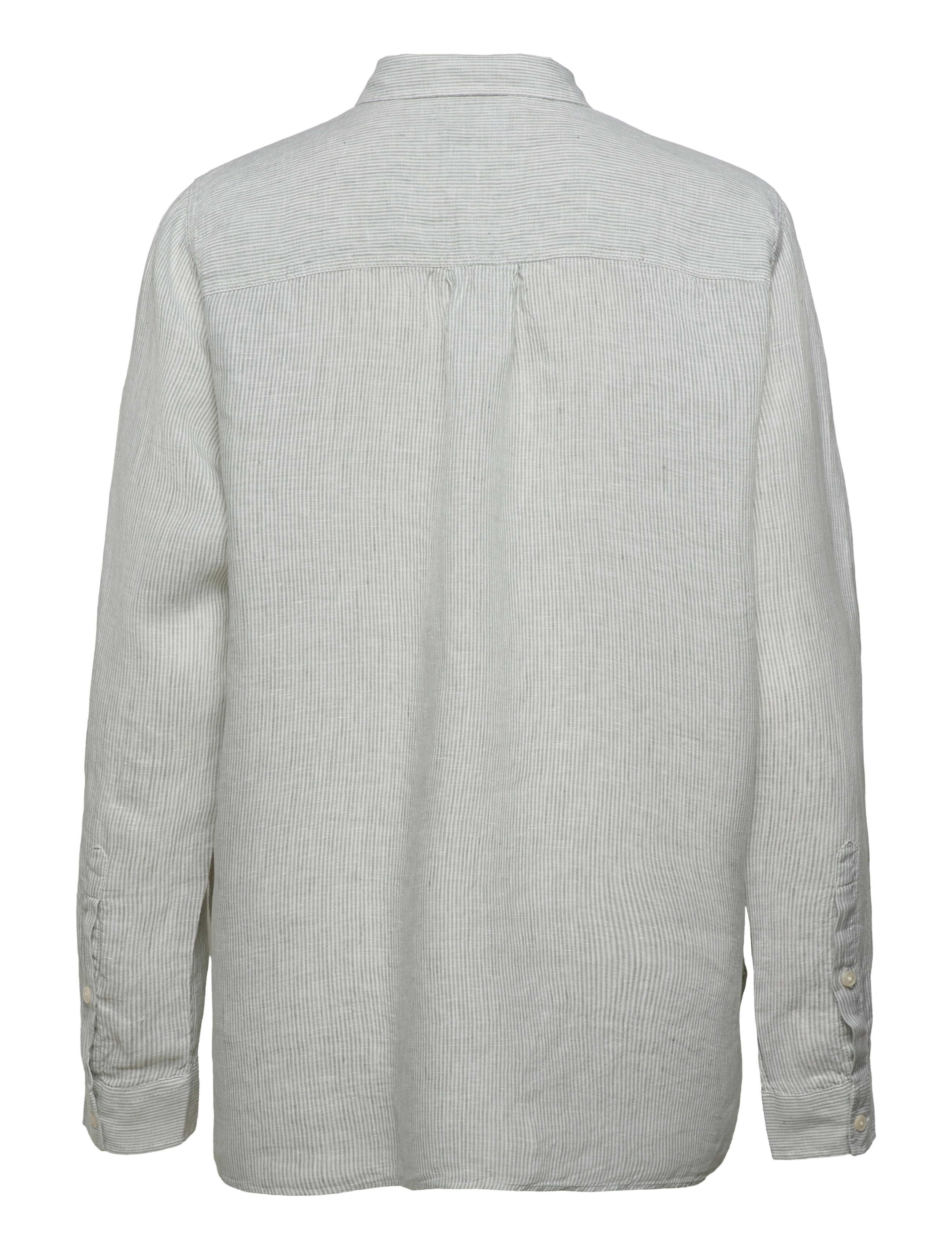 Lexington Clothing - Isa Linen Shirt - green/white stripe - 2